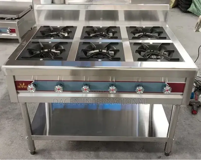 Commercial 6 Gas Burner