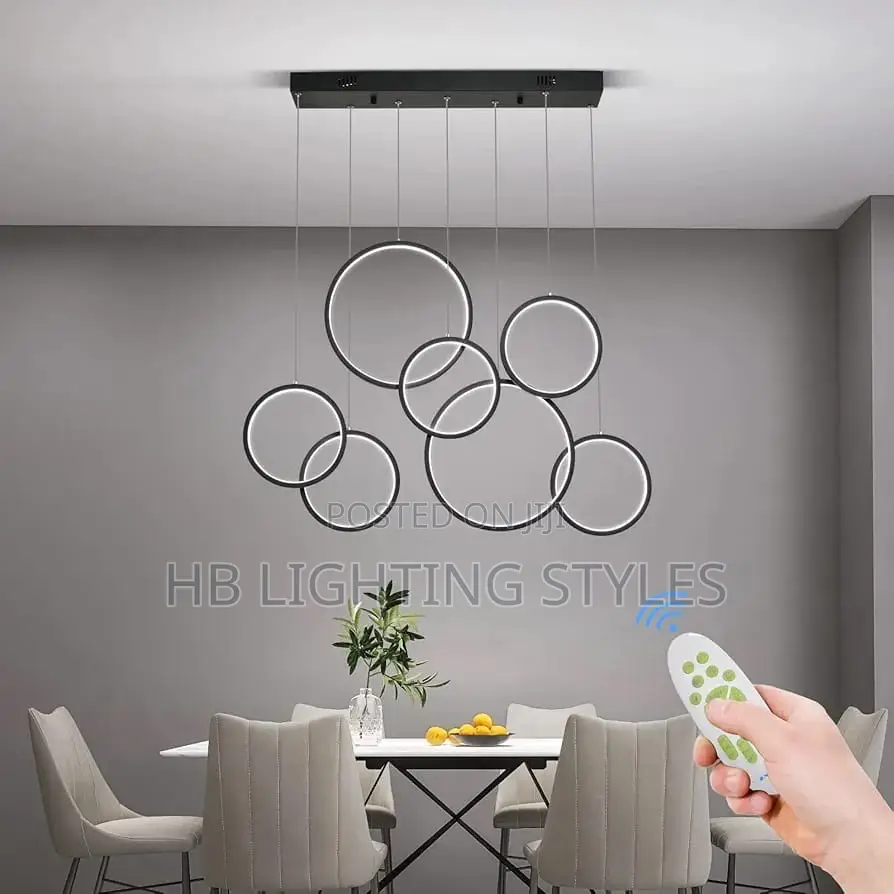 Modern Rings Led Dining Room Pendant Light