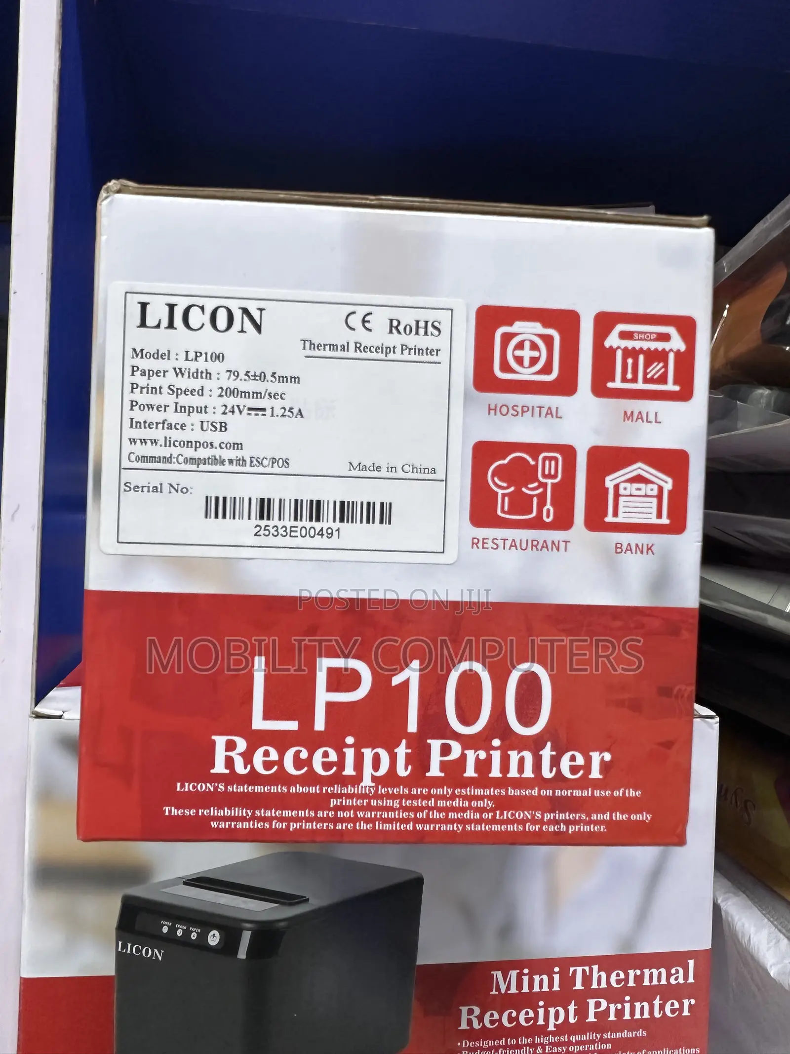 Licon Mini Thermal Receipt Printer 80mm