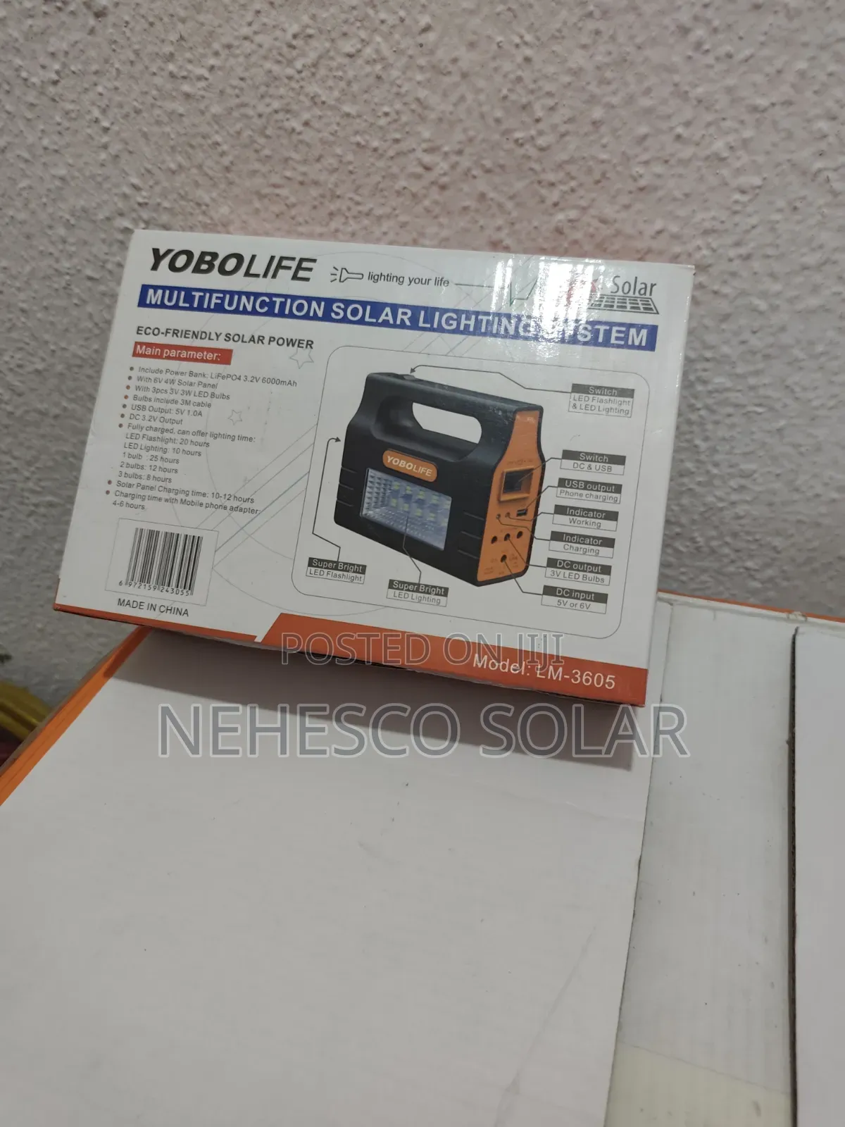 Yobolife LM-3605 Solar Home System – No Fuel Needed