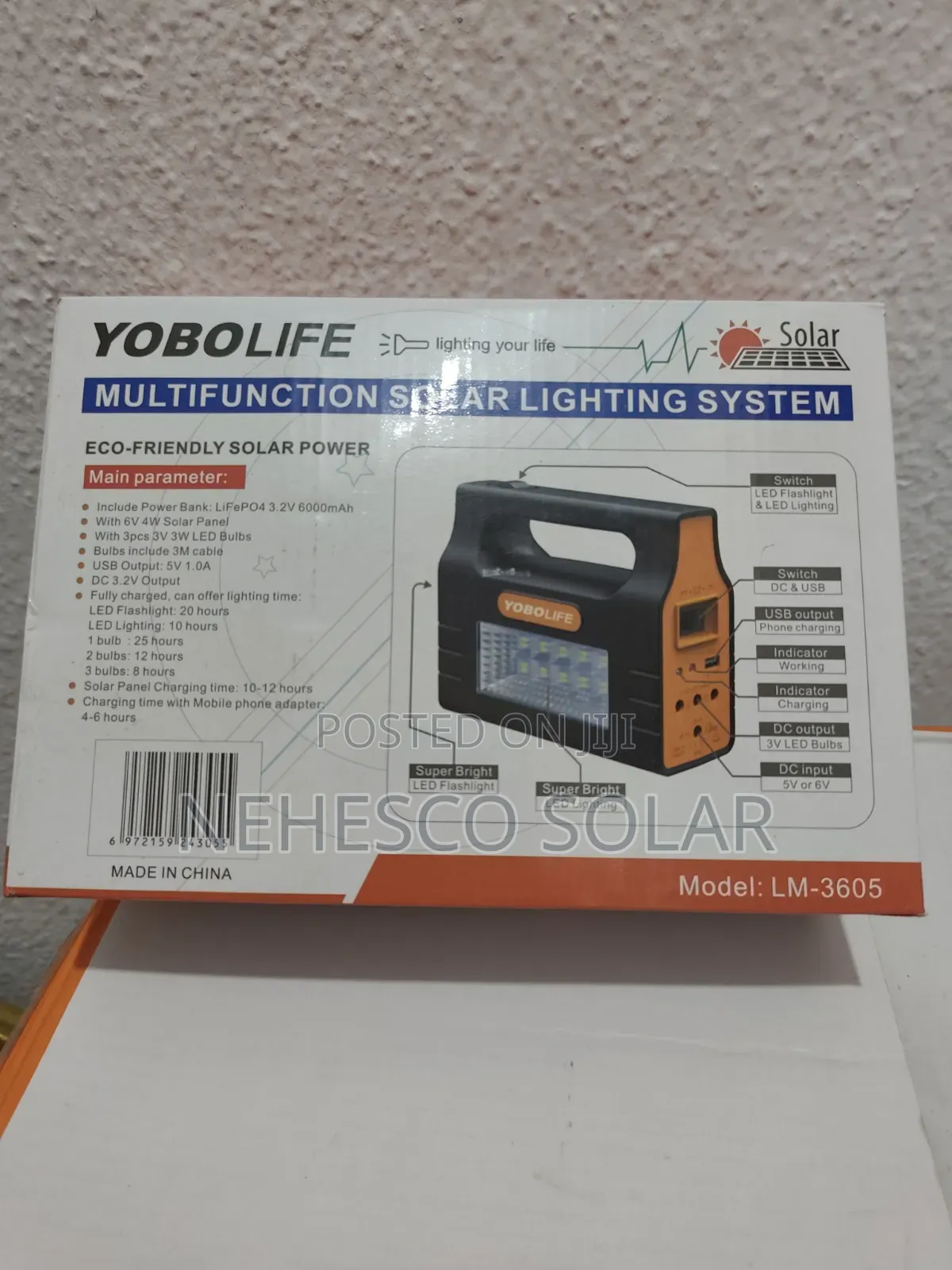Portable Yobolife Solar Kit for Home, Shop Camping