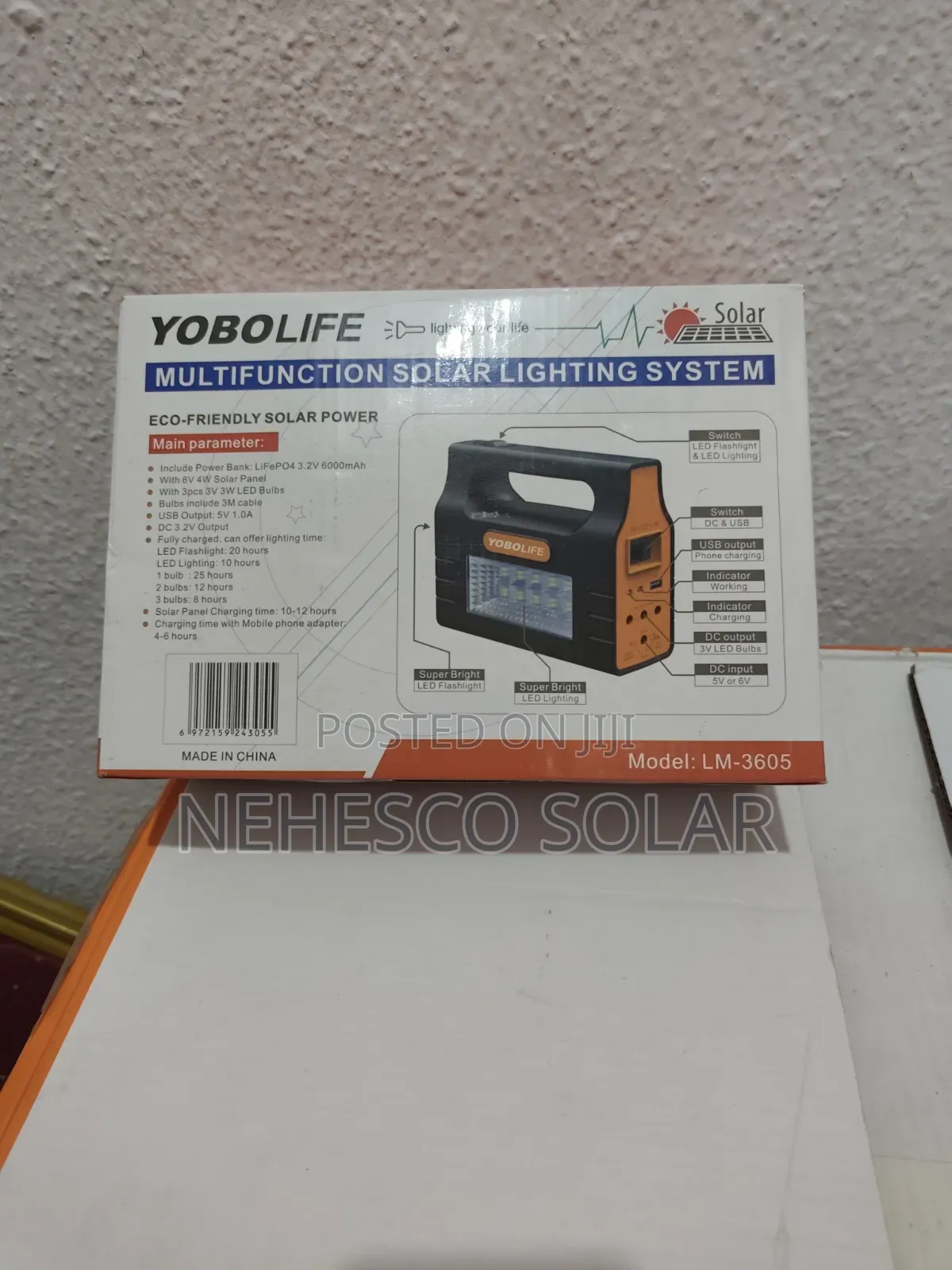 Affordable Yobolife Solar Lighting Kit With Phone Charging