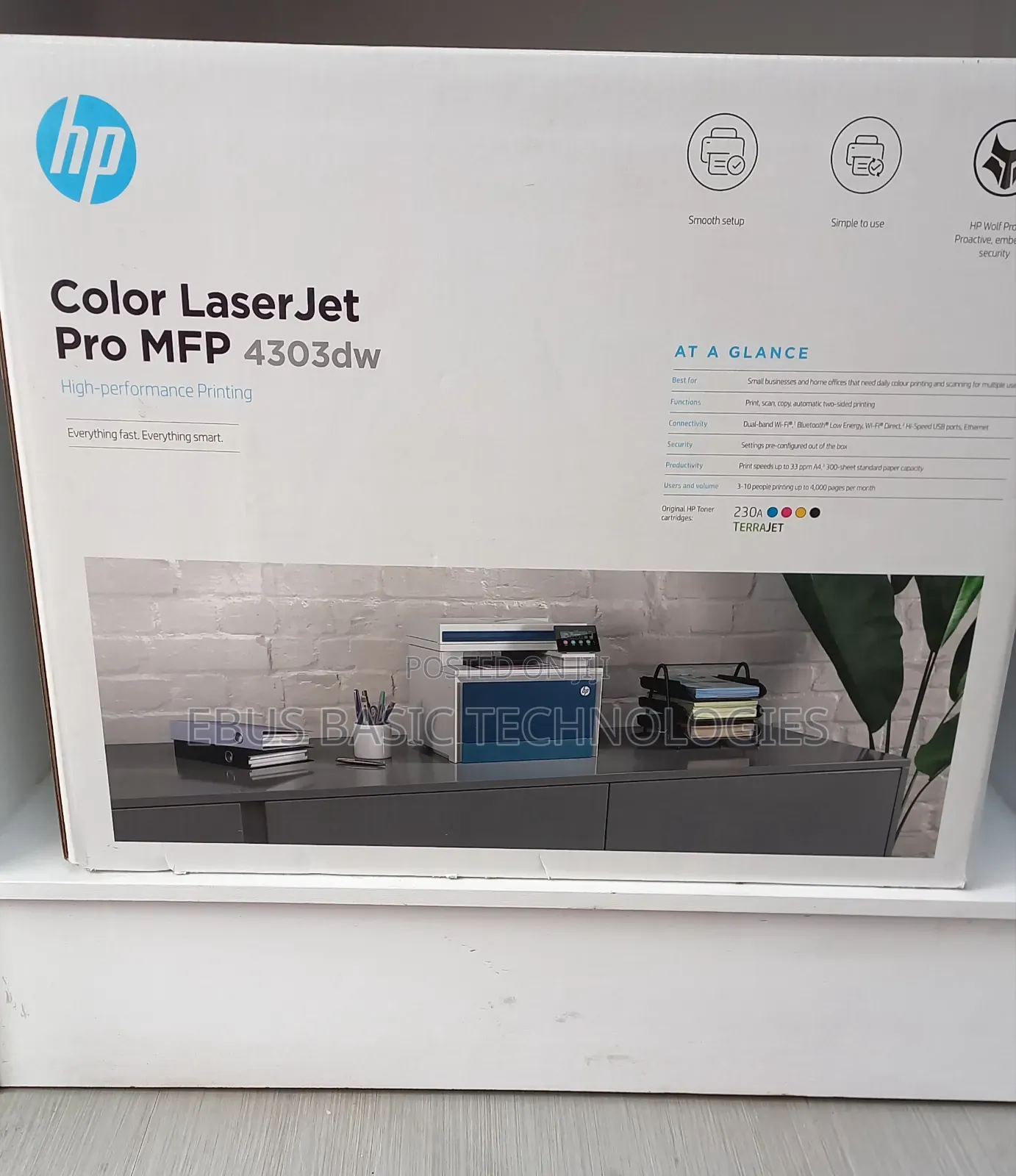 HP Color Laserjet Pro MFP 4303dw All in One Printer