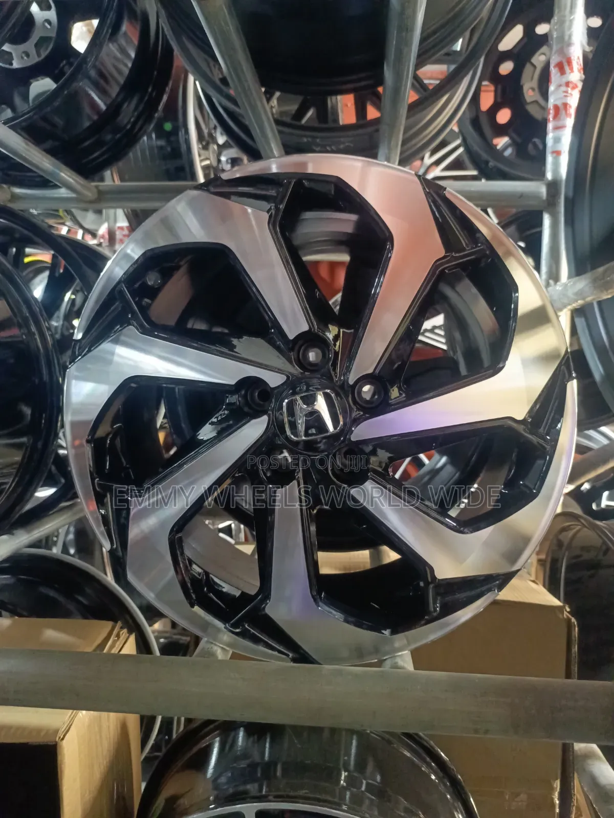 17inch for Honda Accord 5finger Black and Stainless Available in Stock