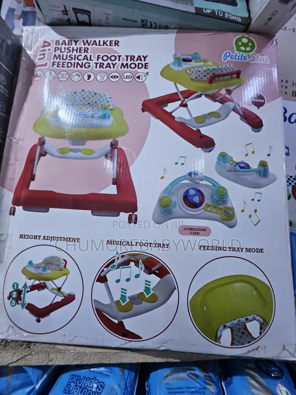 4 in 1 Baby Walker/ Pusher
