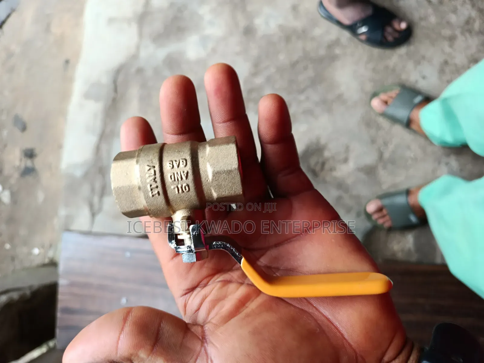 3/4-Inch Brass Full-Port Threaded Ball Valve (Marked
