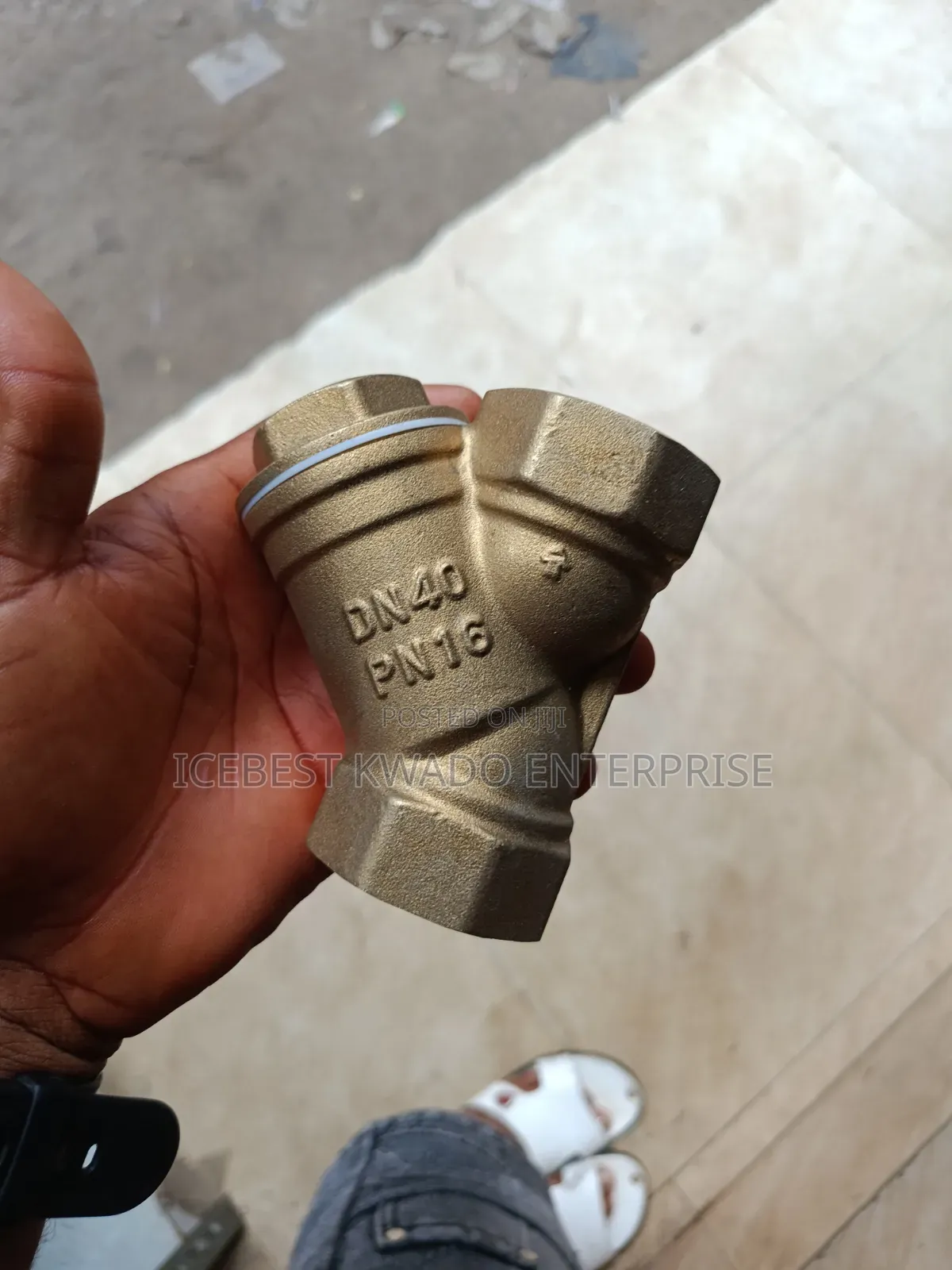DN40 PN16 Brass Y-Strainer, Which Is a Mechanical Filtration Valve