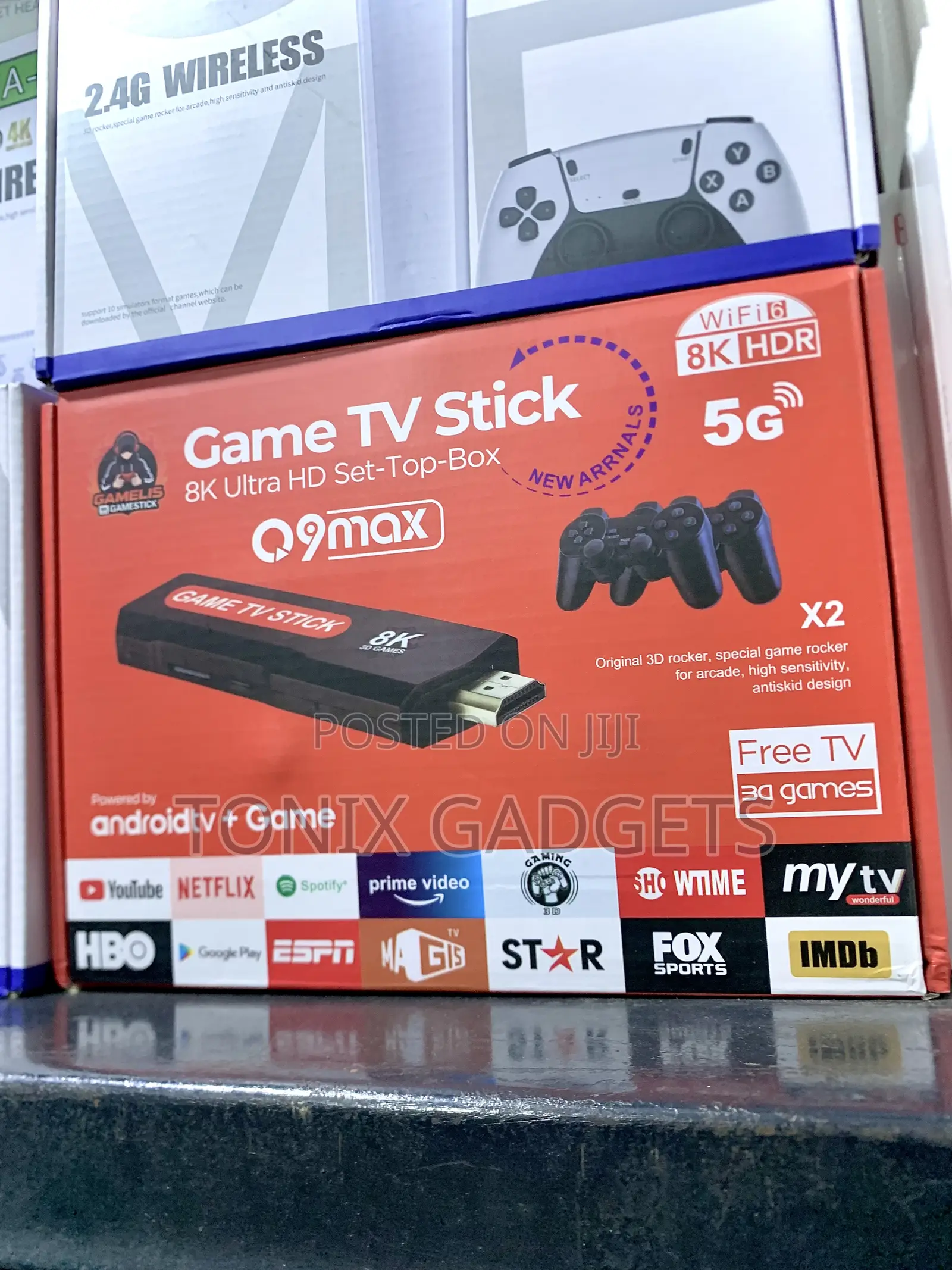Game TV Stick With Gaming Box - Wireless Controller