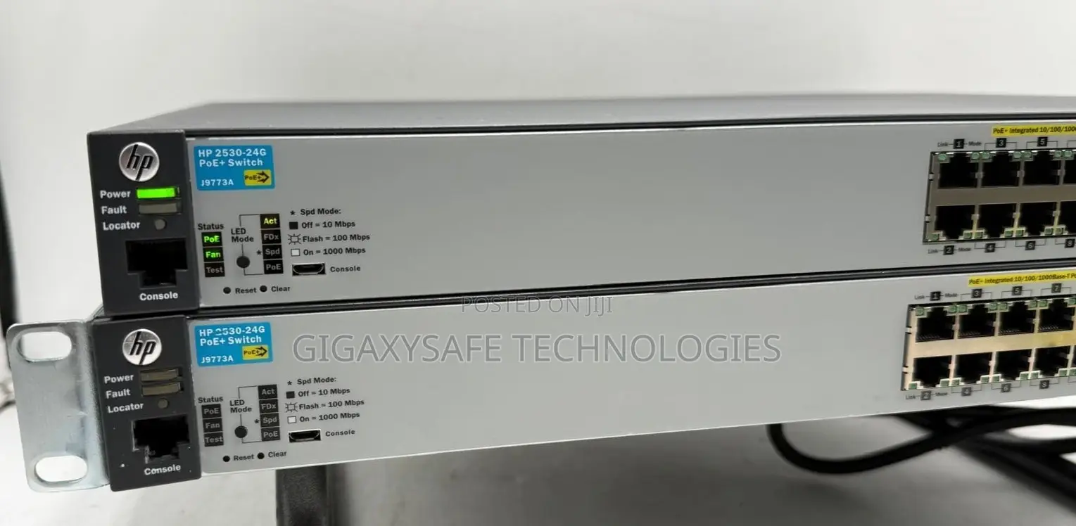 HP 2530-24-PoE+ 24-Port PoE+ Switch W/ 2x Gigabit 2x SFP Ports