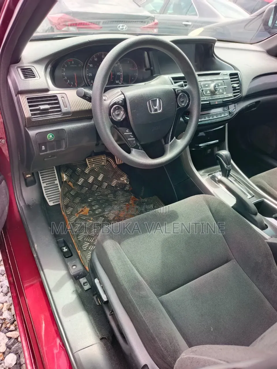 Honda Accord 2016 Burgundy