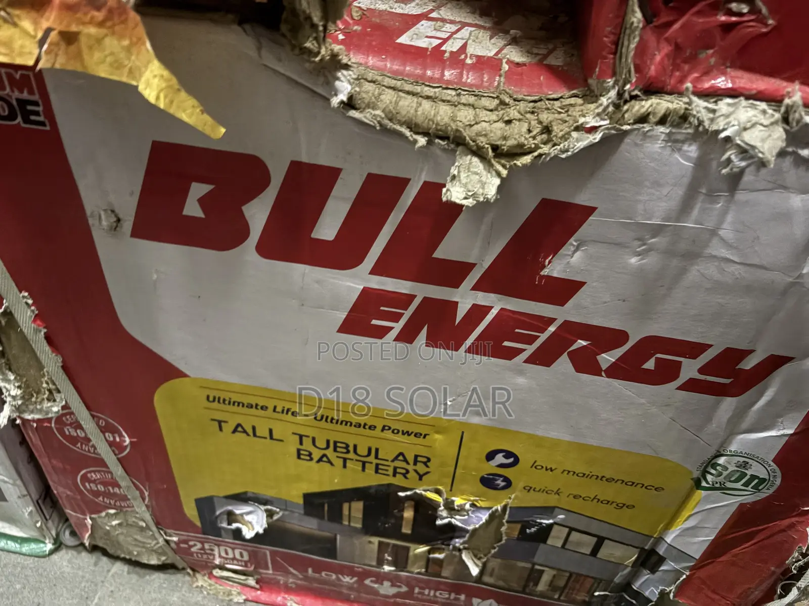 Bull Batteries 220ah 12v Tall Tubular