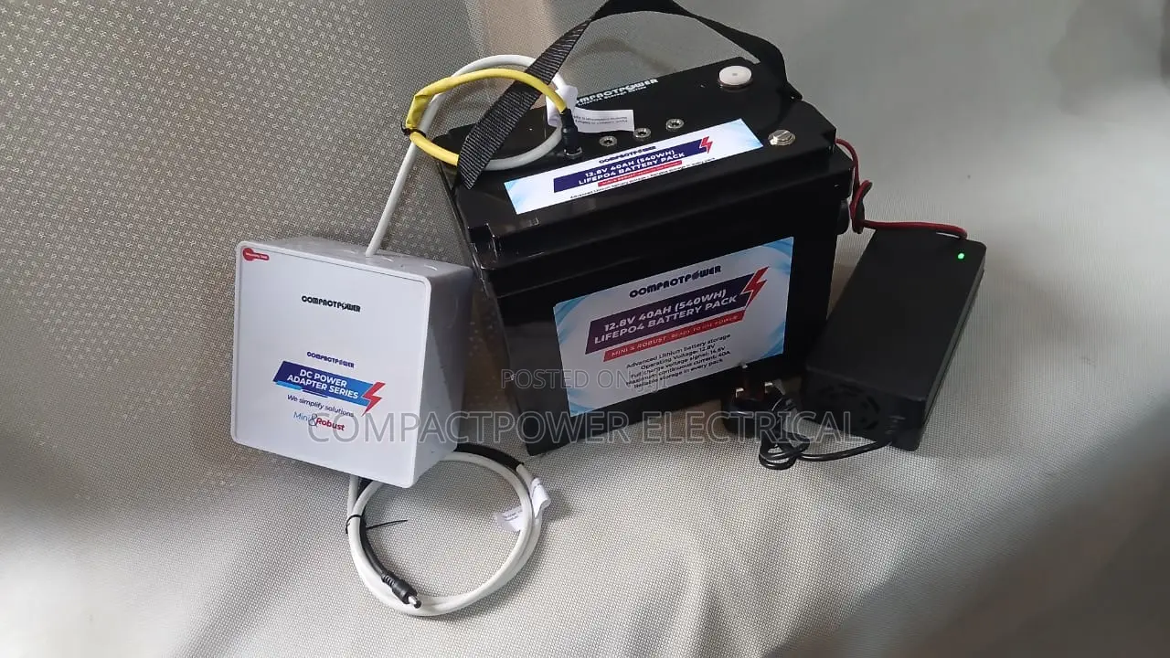 DC Adapter and Lithium Battery Backup to Power Starlink Terminals