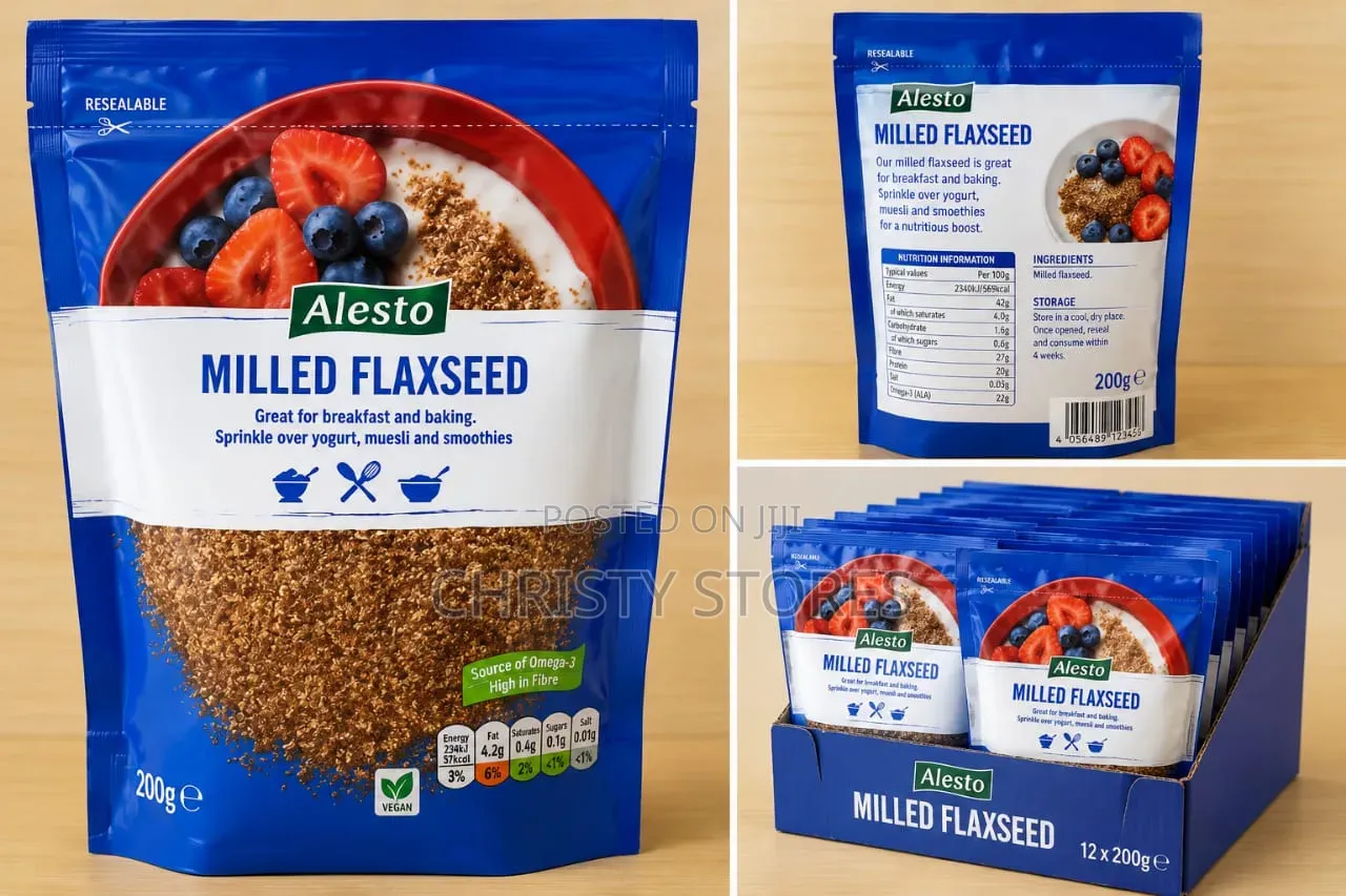 Alesto Milled Flaxseed 200g