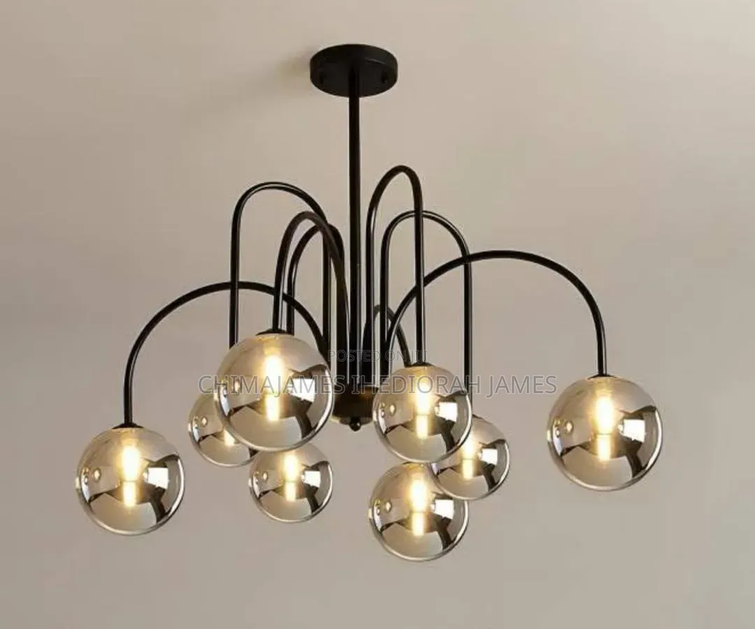 Nordic Modern Creative Glass Ball LED Chandelier Living Room Restauran