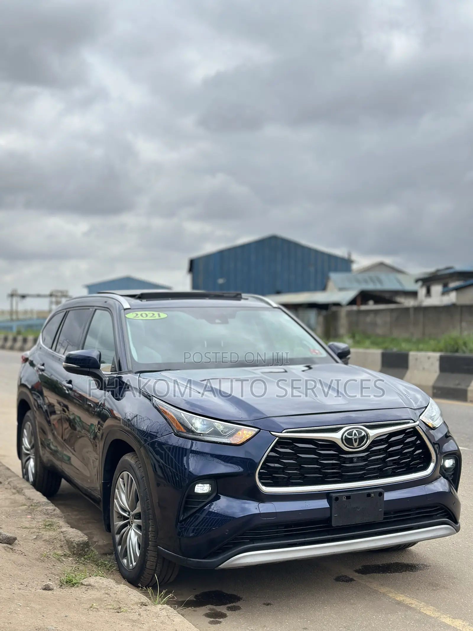 Toyota Highlander Platinum 2021 Blue