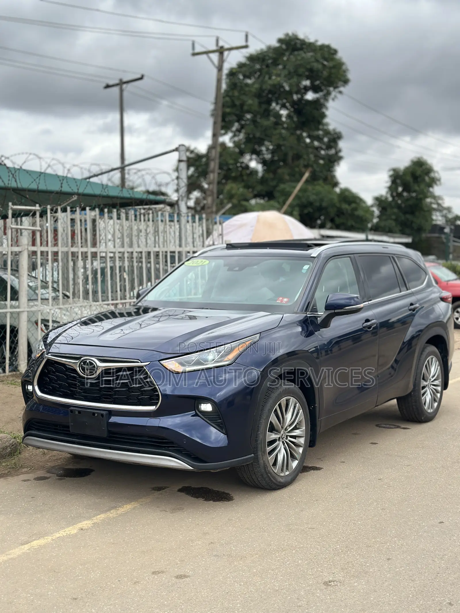 Toyota Highlander Platinum 2021 Blue