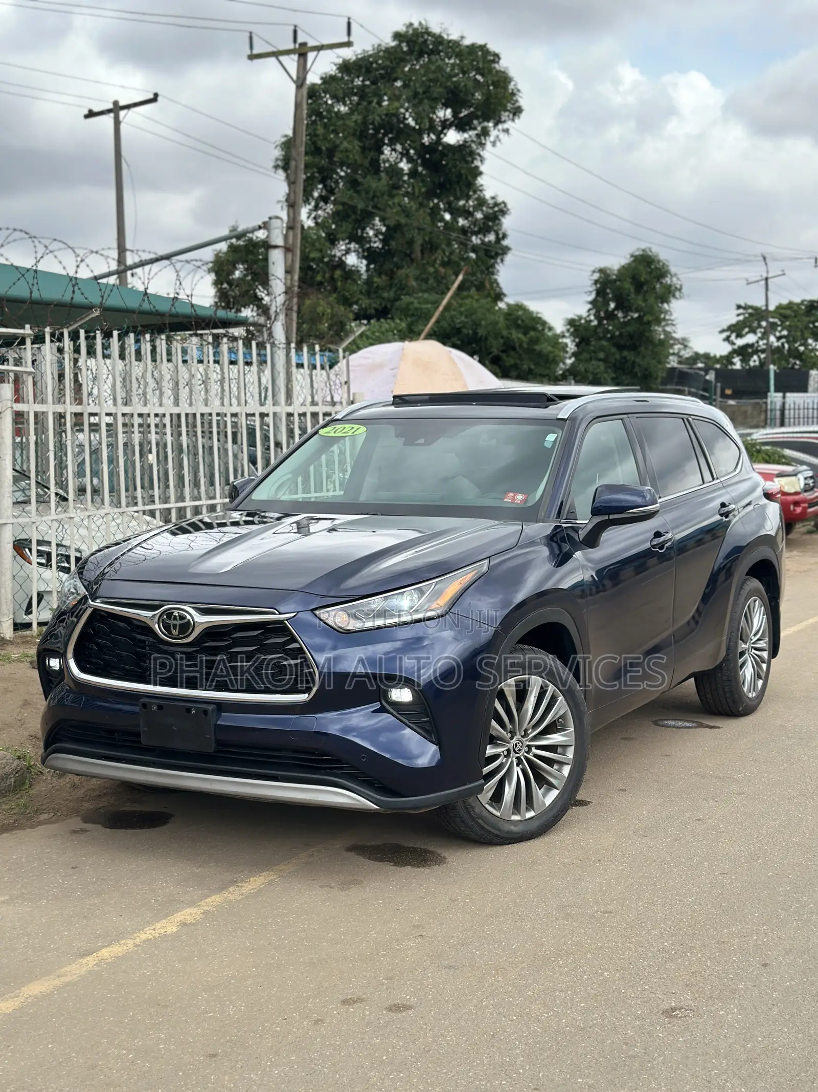 Toyota Highlander Platinum 2021 Blue