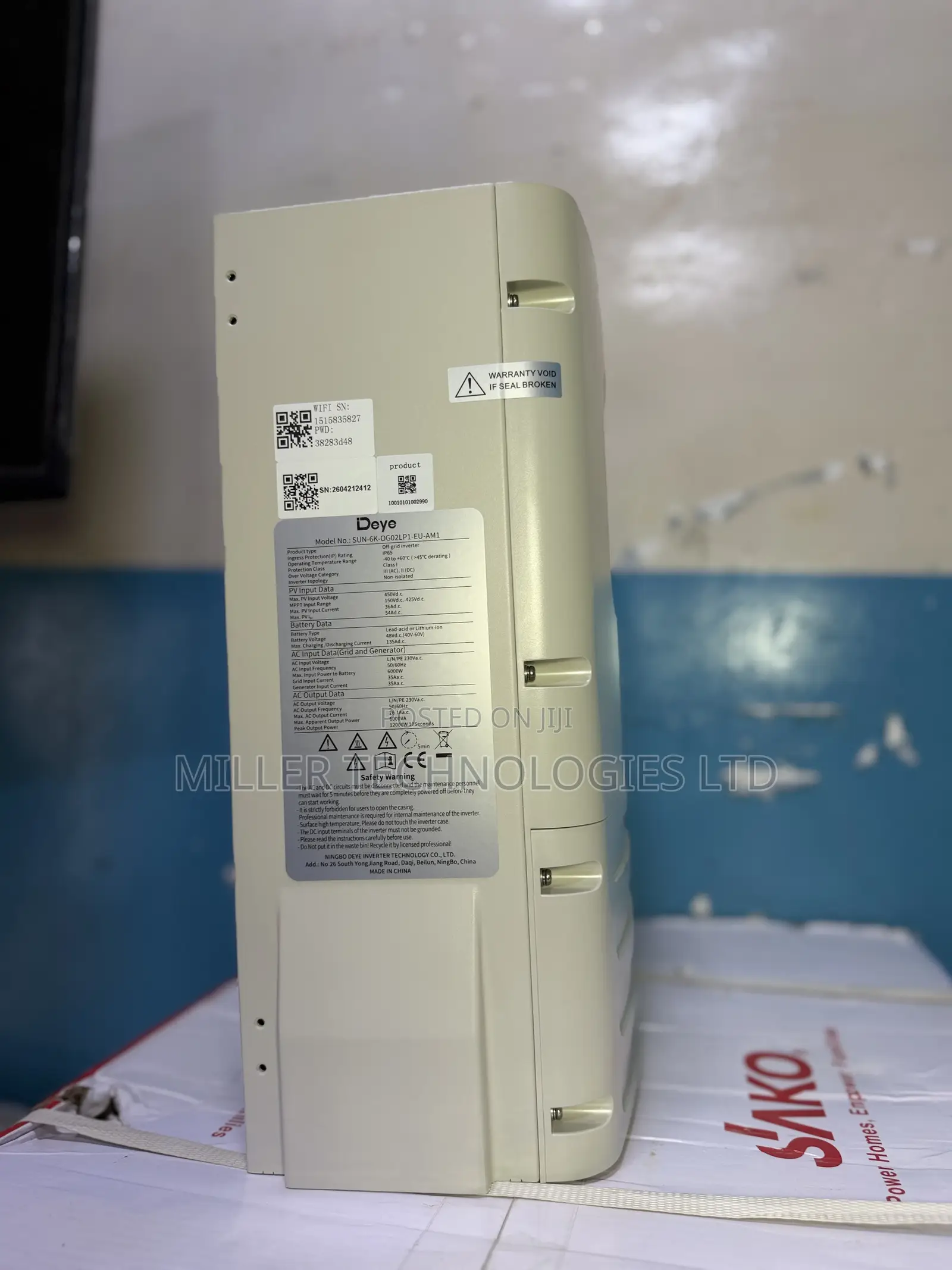 Deye 6kVA 48V Off-Grid Hybrid Power Inverter