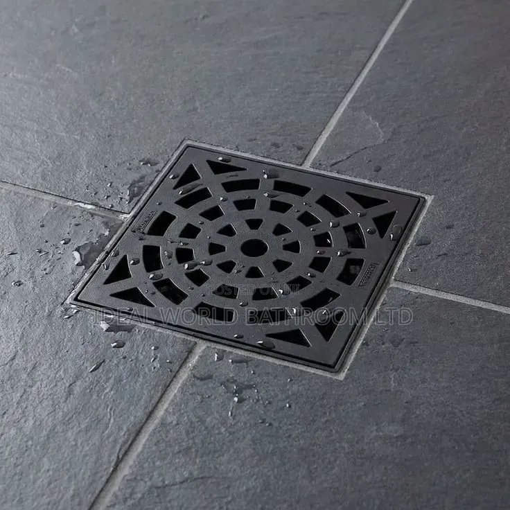 10by10 Floor Drain Black 