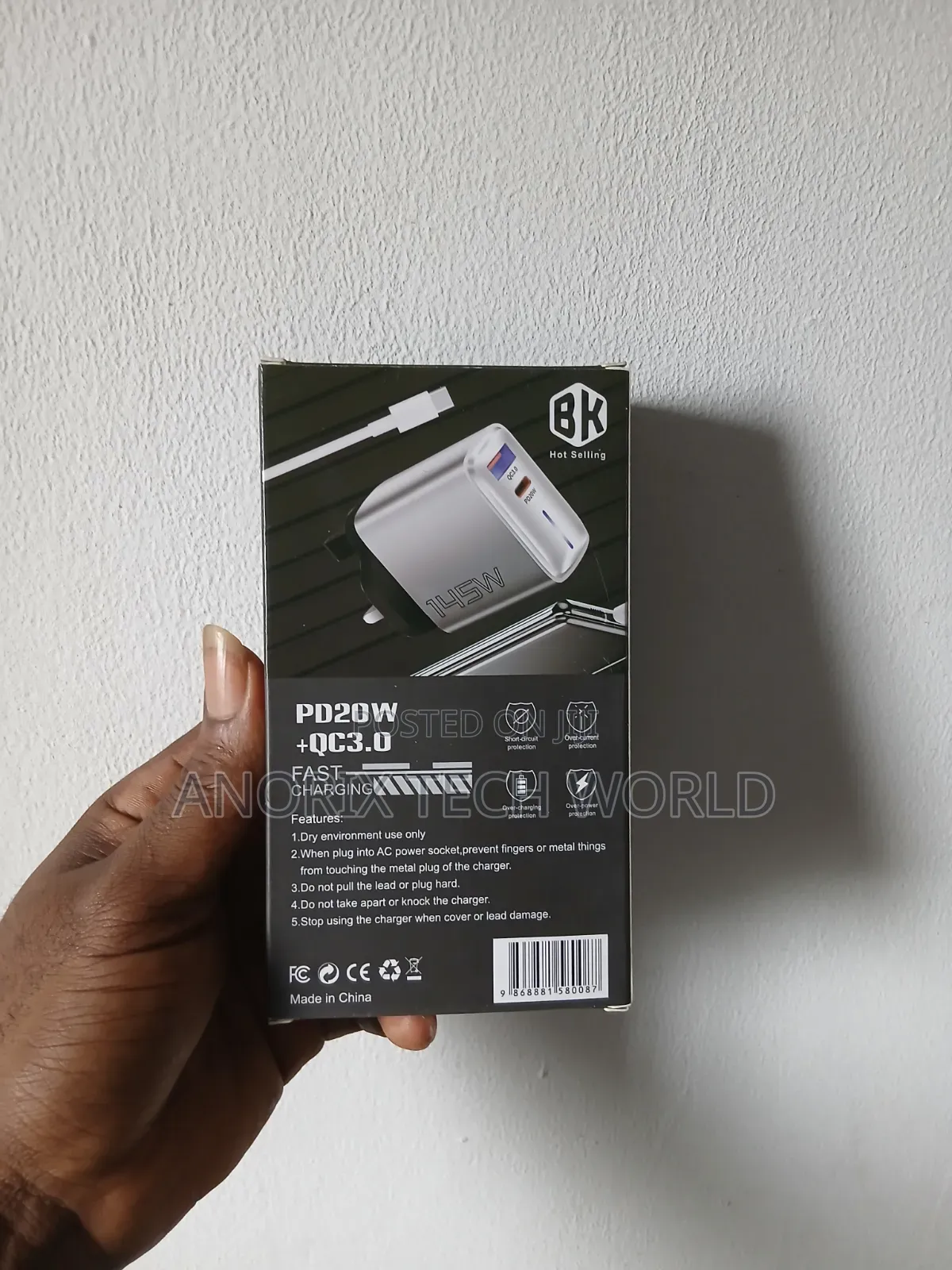 Bk Super Fast Charger 145W