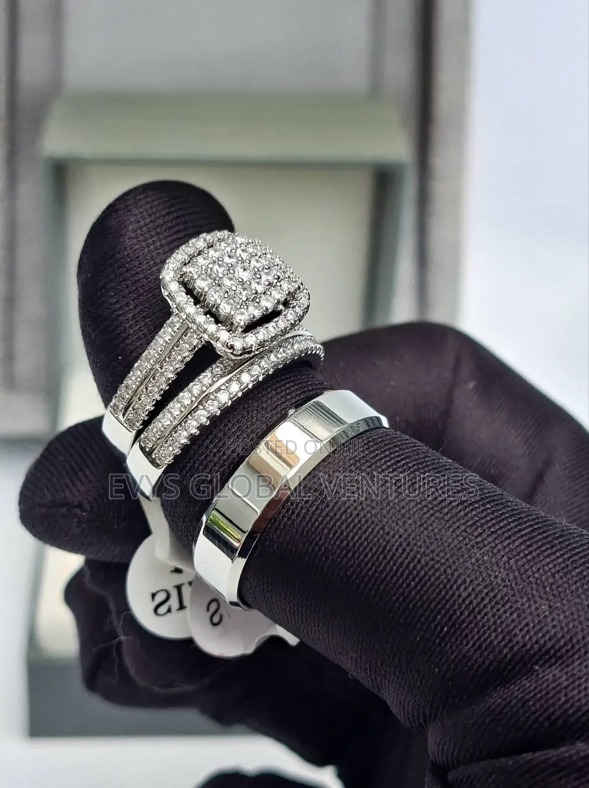Zirconia Super Cut Wedding Rings