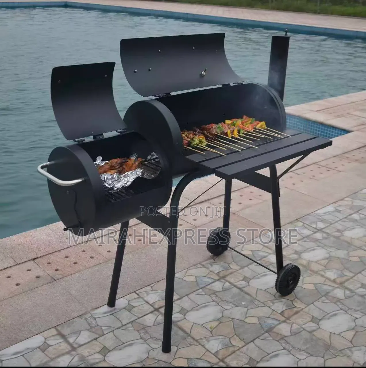 30" BBQ Charcoal Grill for Camping Patio Cooking Backyard Party T2mm7