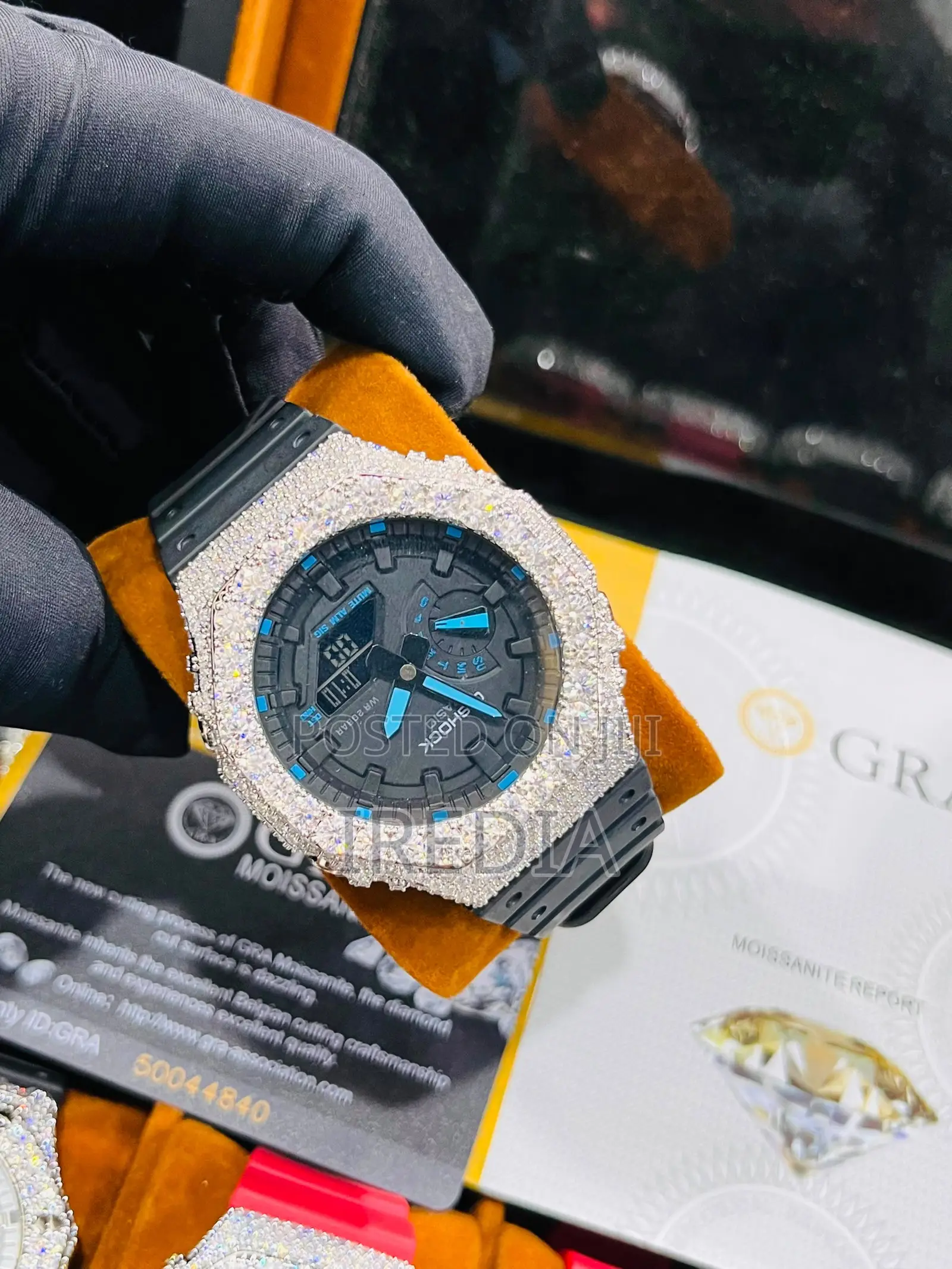VVS Moissanite Full Iced G-Shock