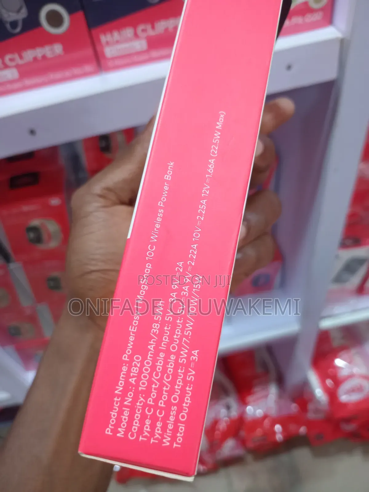 10,000mAh Magnetic Power Bank Itel A1820