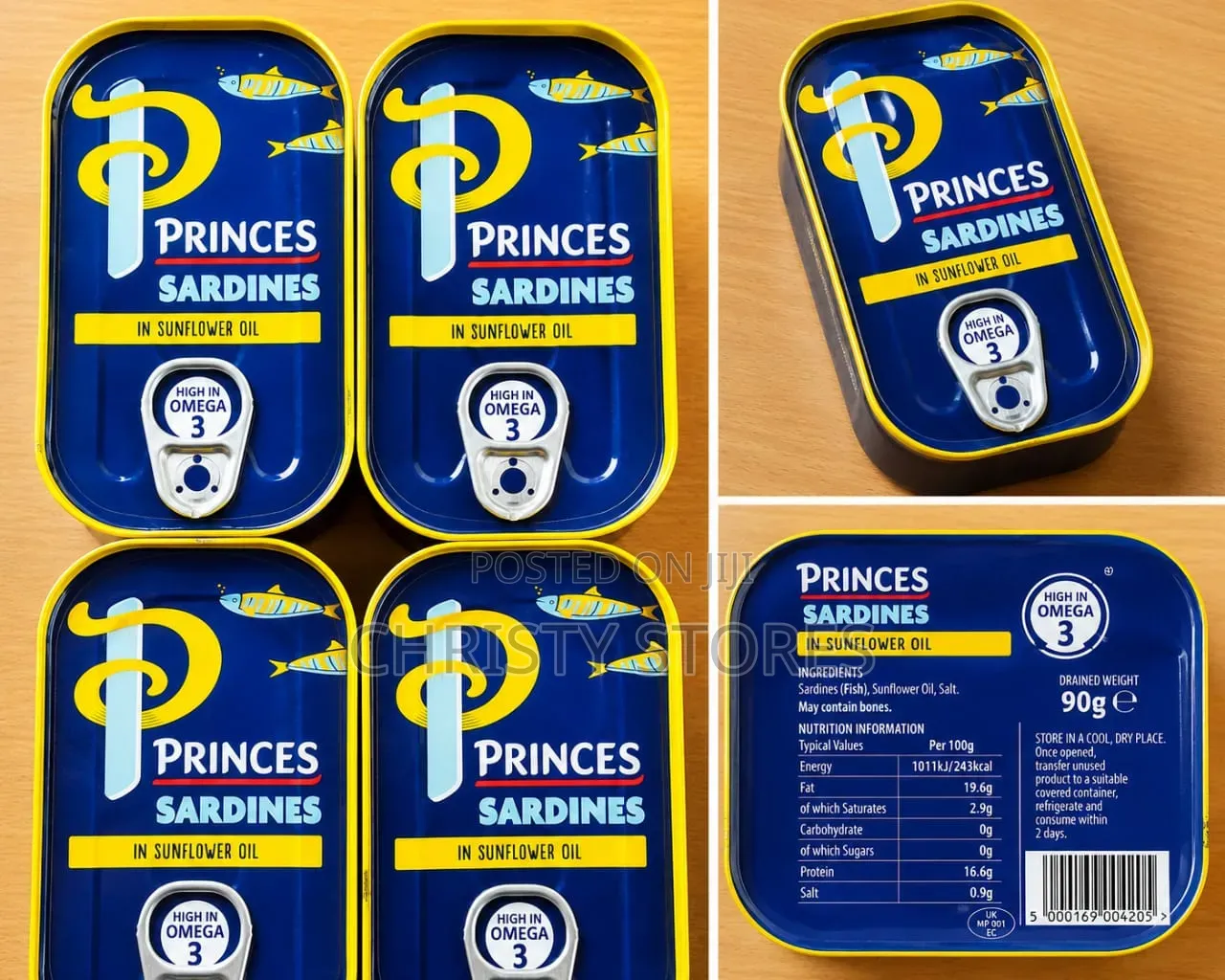 Princess Sardines in Sunflower Oil