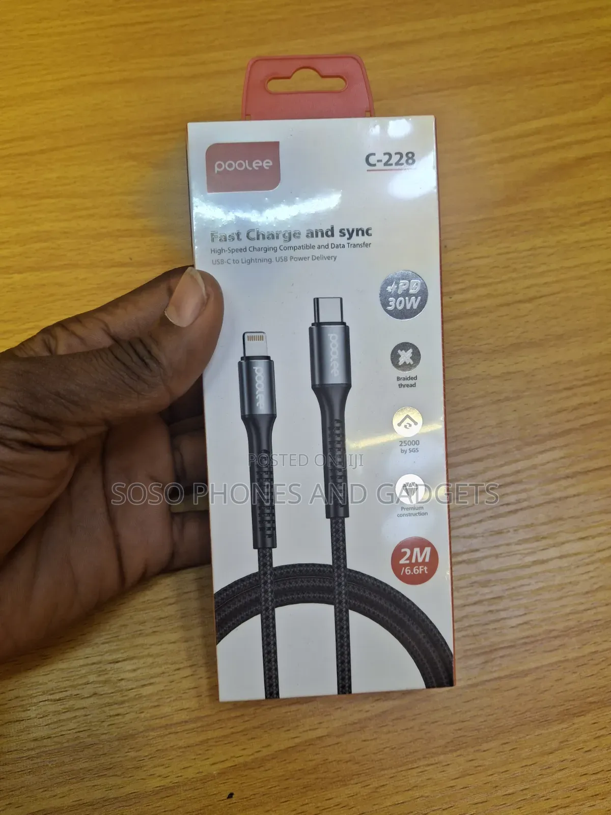 Poolee Cable USB-C to Lightening