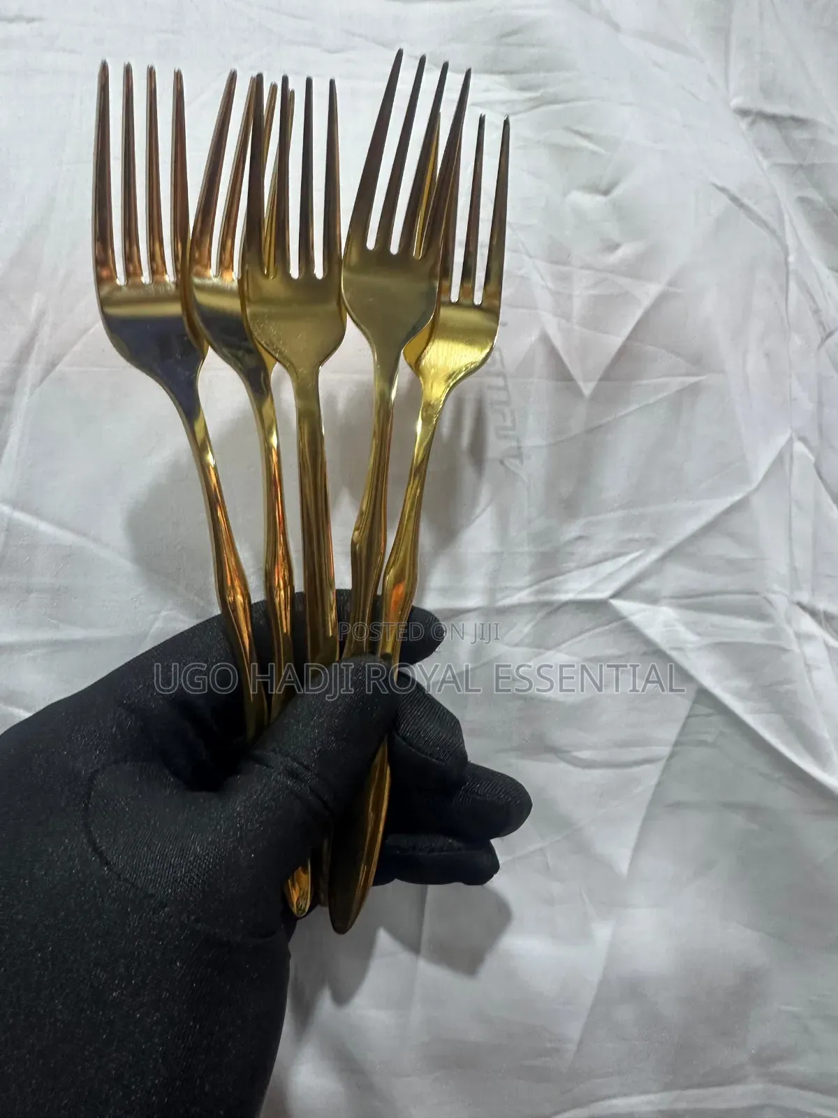Premium Gold Twig / Branch Design Stainless Steel Eating Forks