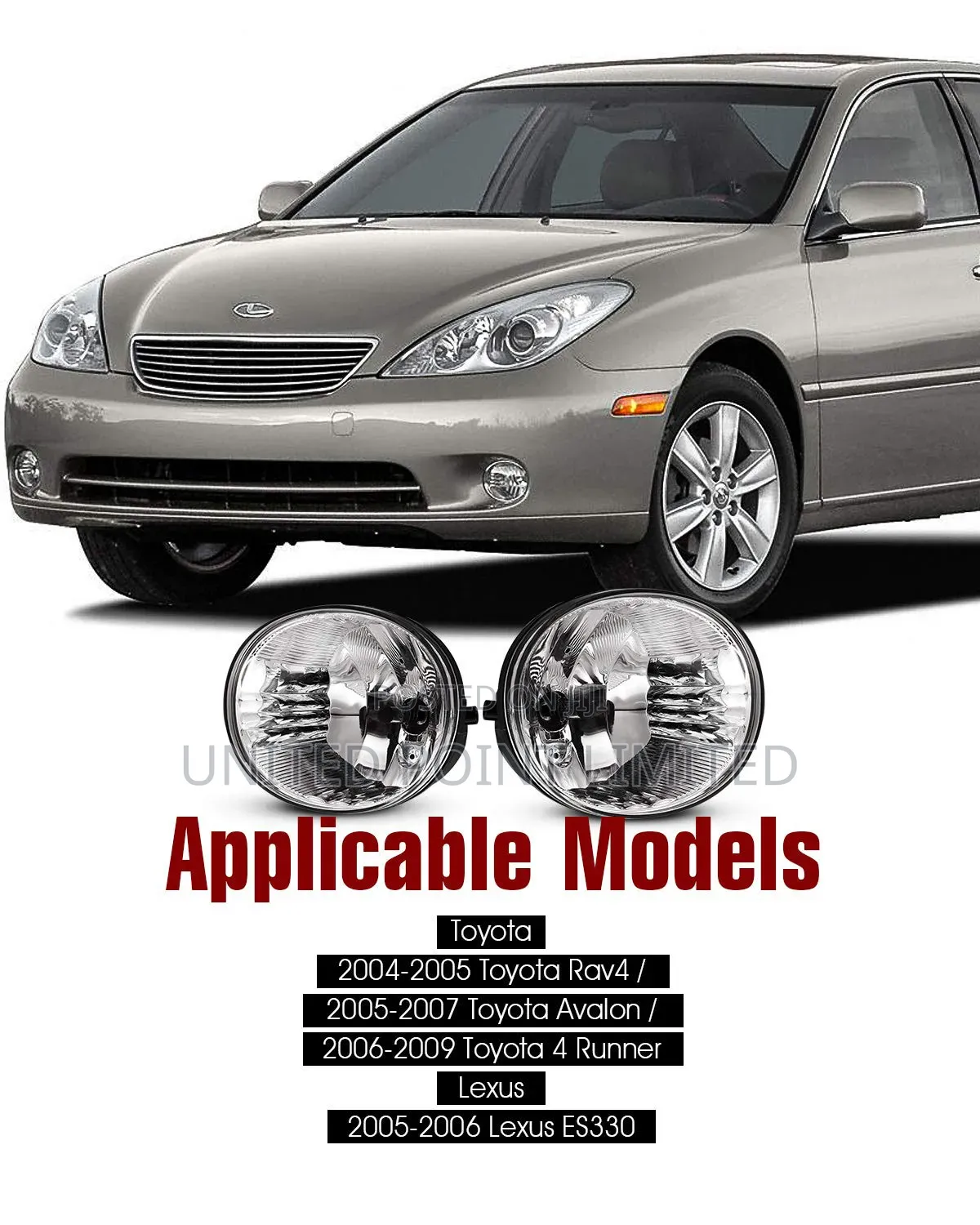 Foglamp for Lexus Es330