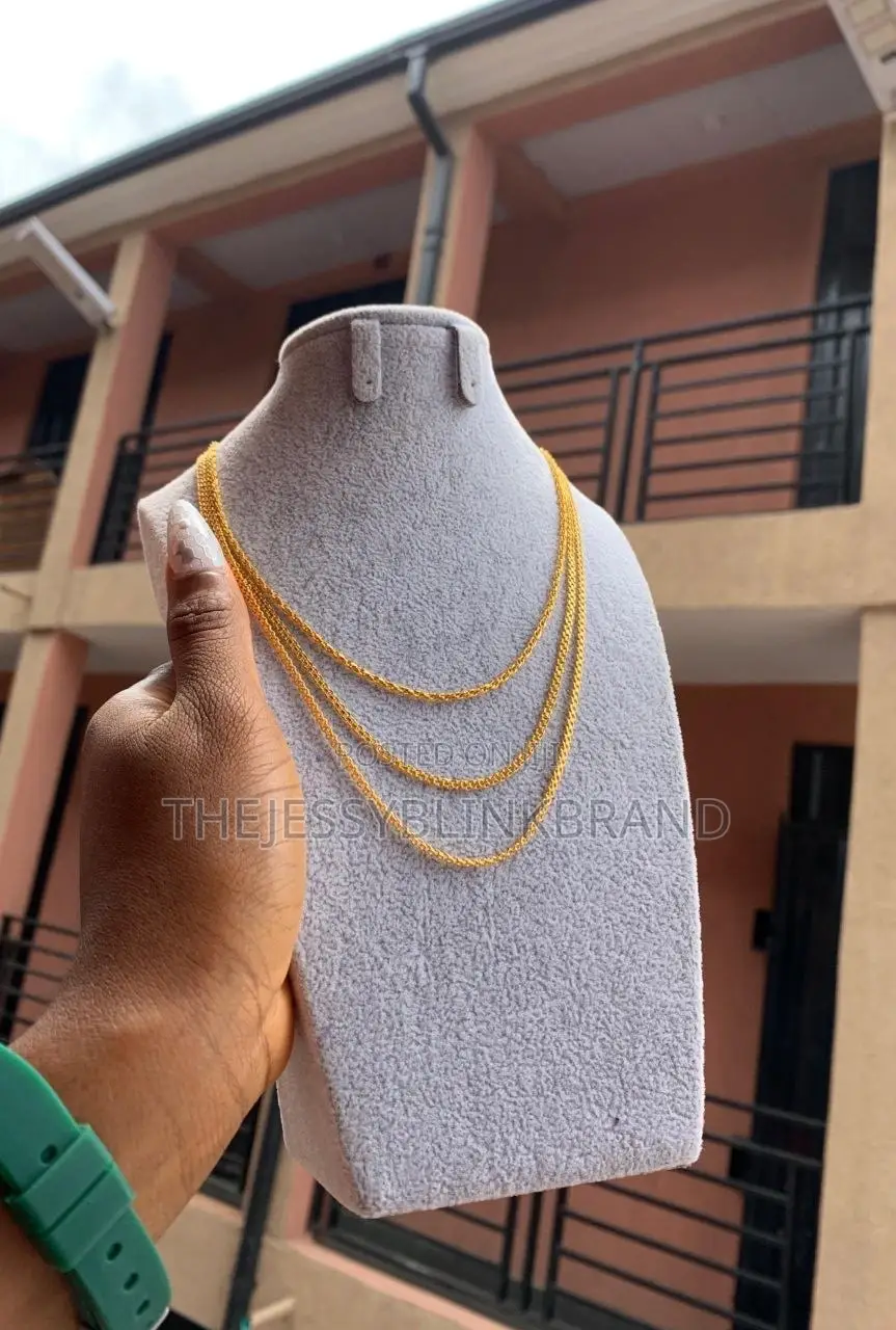 Gold Replica 3 in 1 Layered Necklace