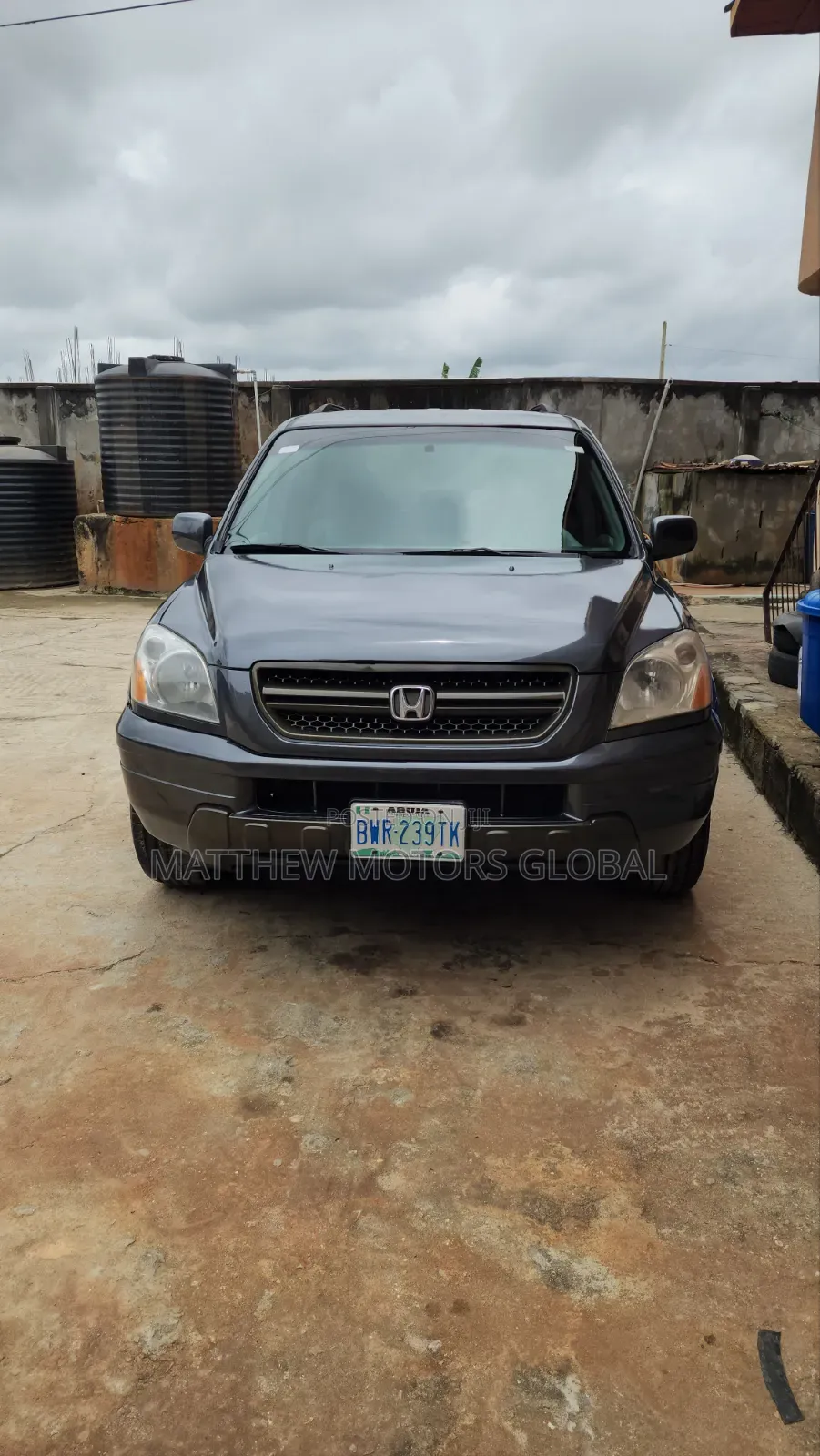 Honda Pilot EX-L 4x4 (3.5L 6cyl 5A) 2004 Gray