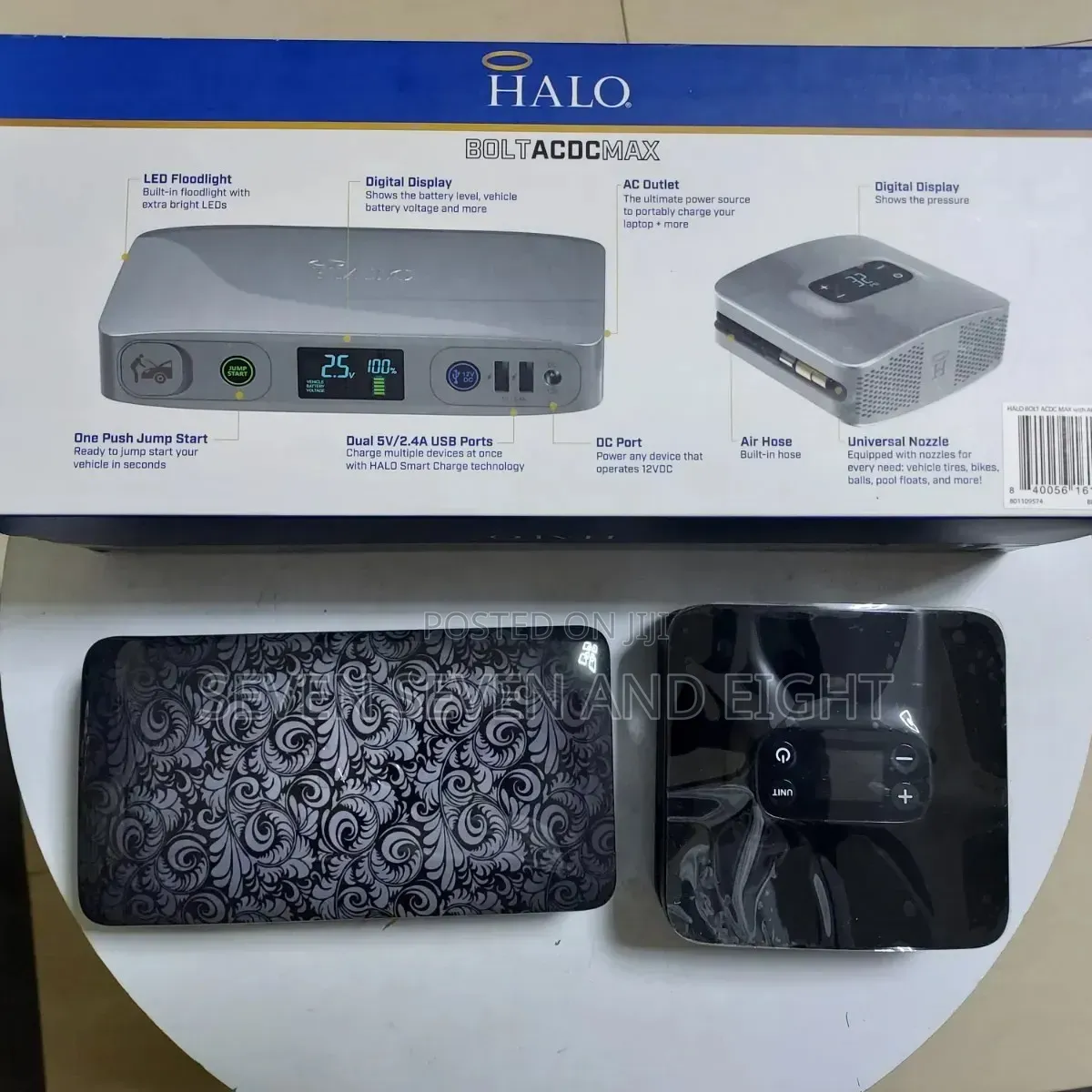 Halo Bolt Acdc Max W Air Compressor Car Jump-Starter