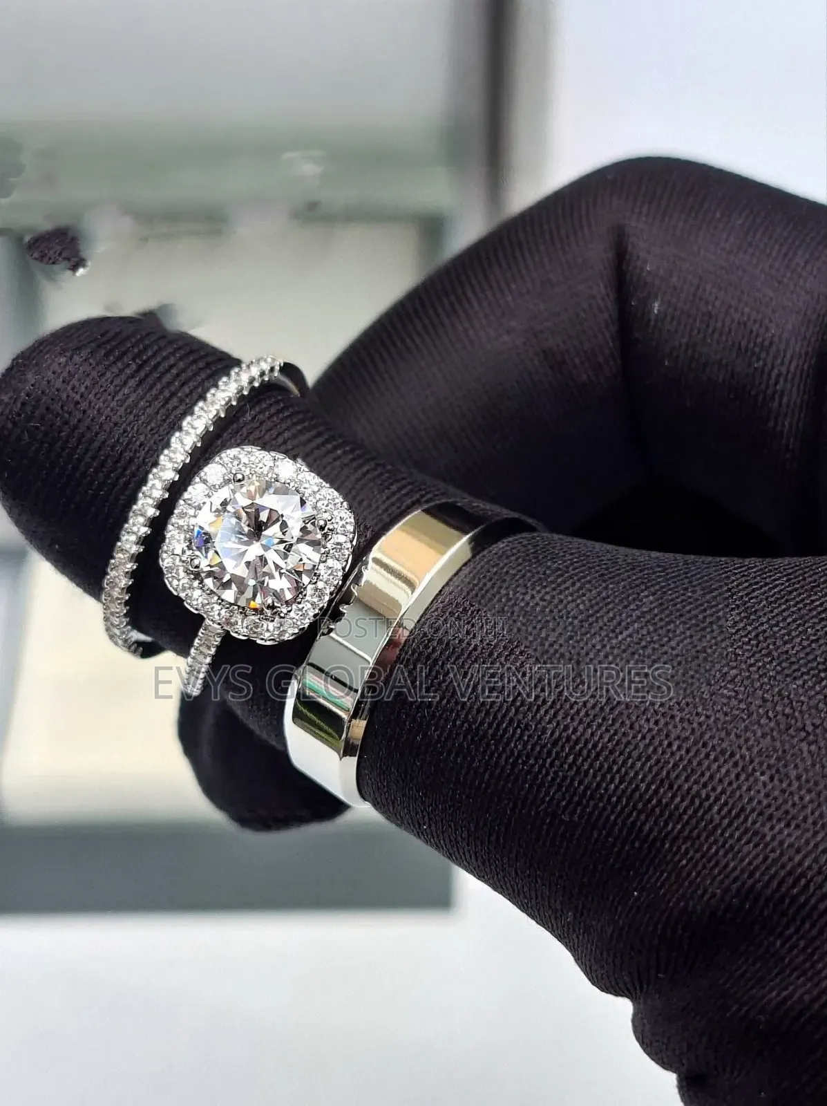 Stainless Steel Wedding and Engagement Rings