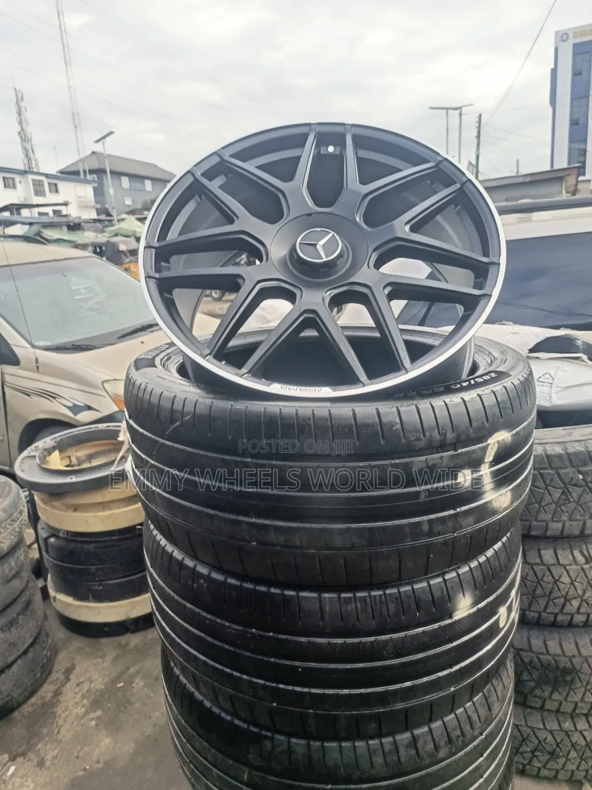 20inches for M/Benz All Black Big Cover for ML 166/212