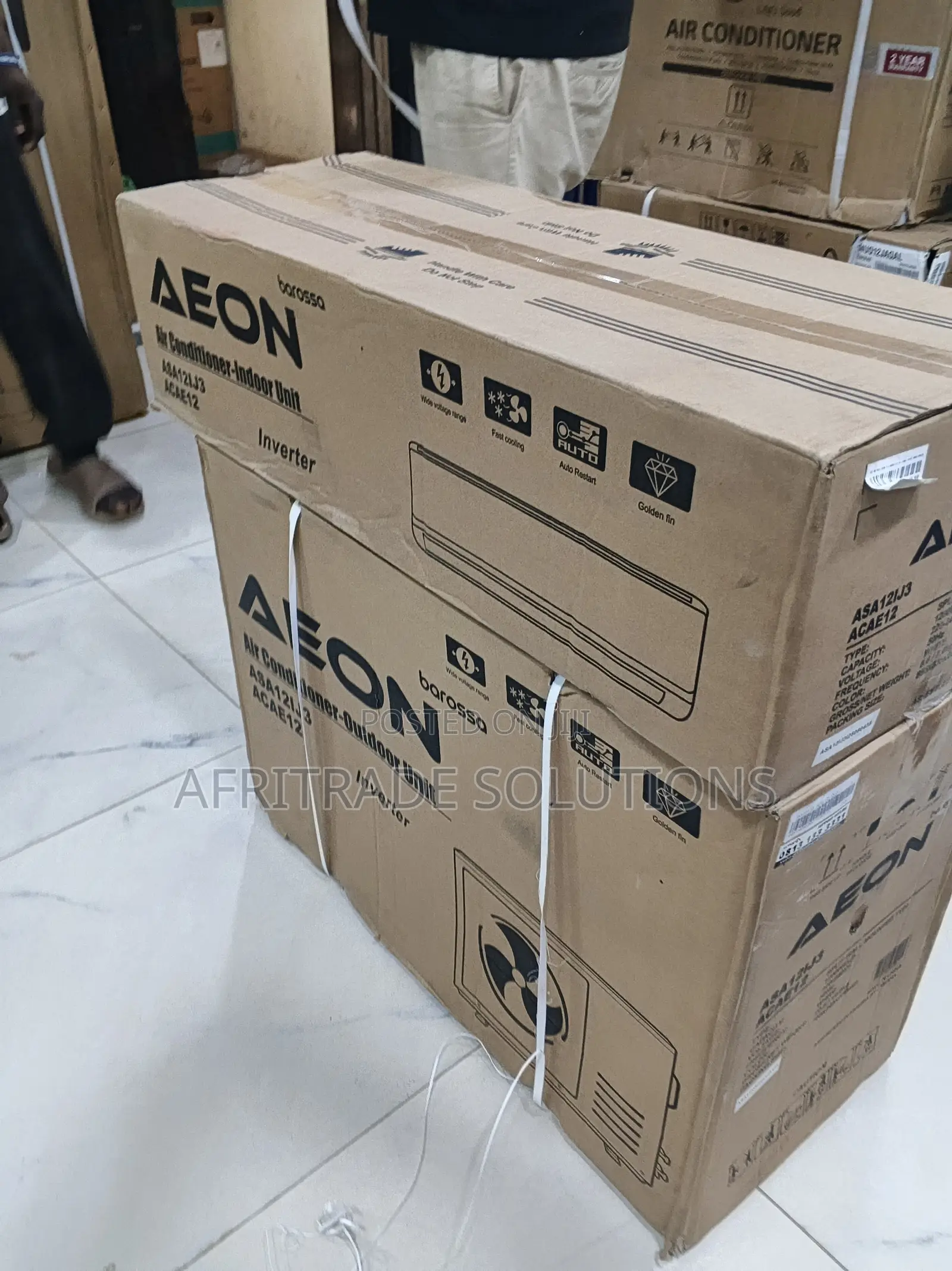 Aeon 1.5HP Split Inverter Cooling AC + Kit