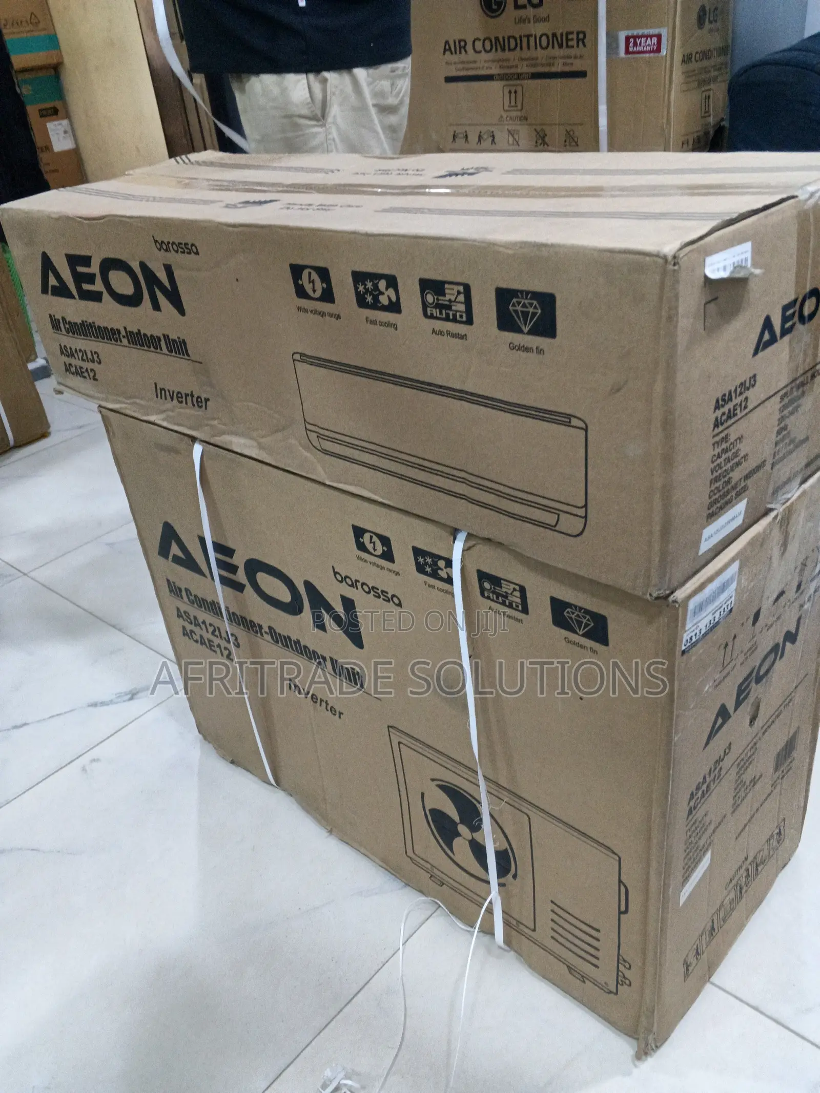 Aeon 1.5HP Split Inverter Cooling AC + Kit