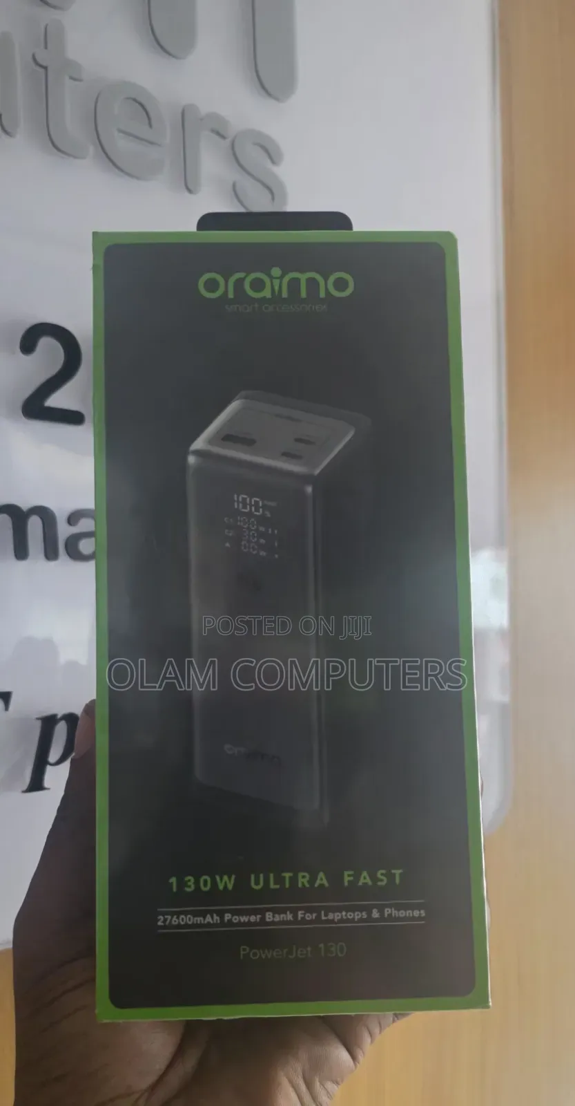 Oraimo 130w Ultra Fast Power Bank