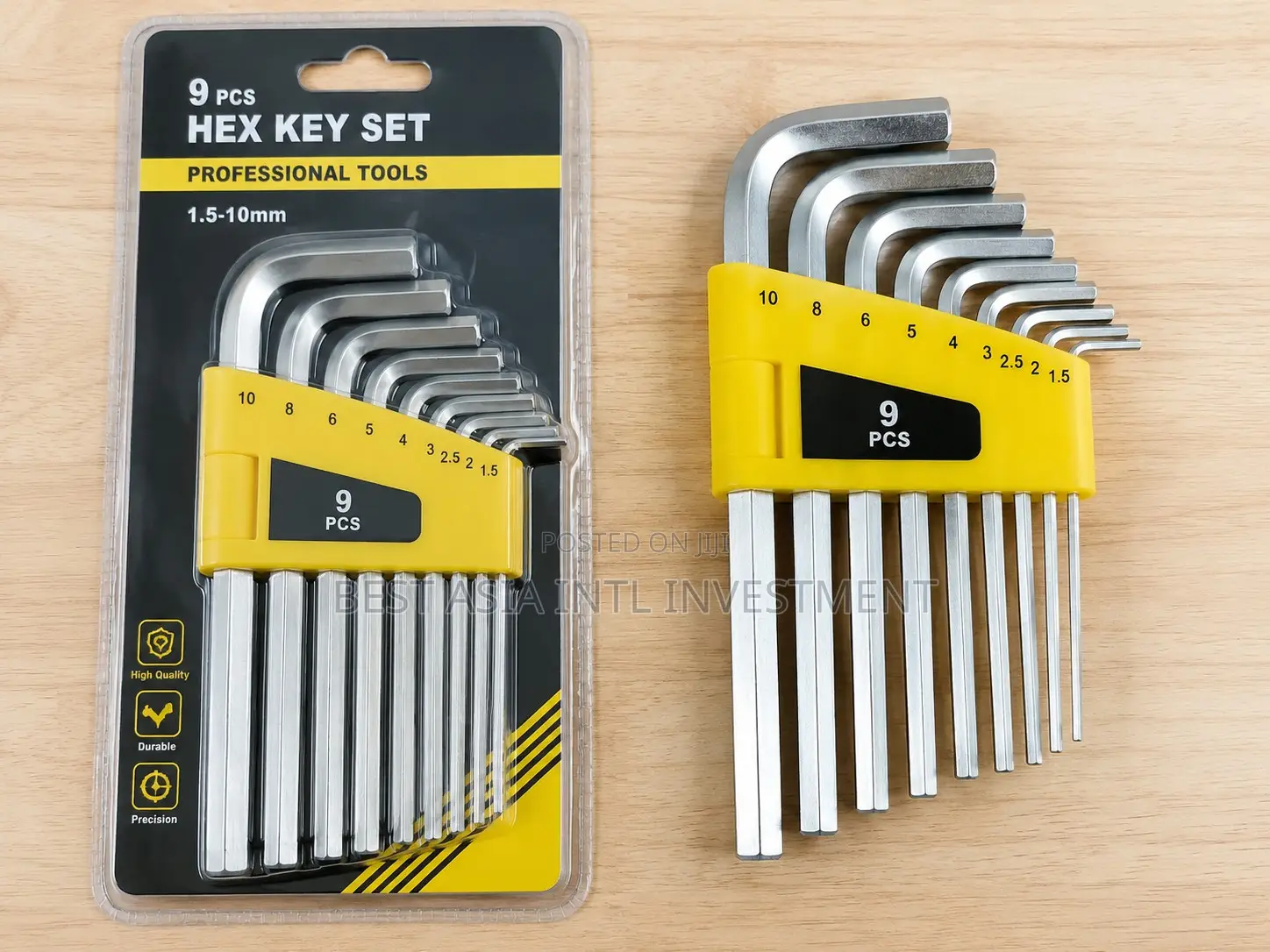 9-Piece Allen Key Set – Hex Key Wrench Set