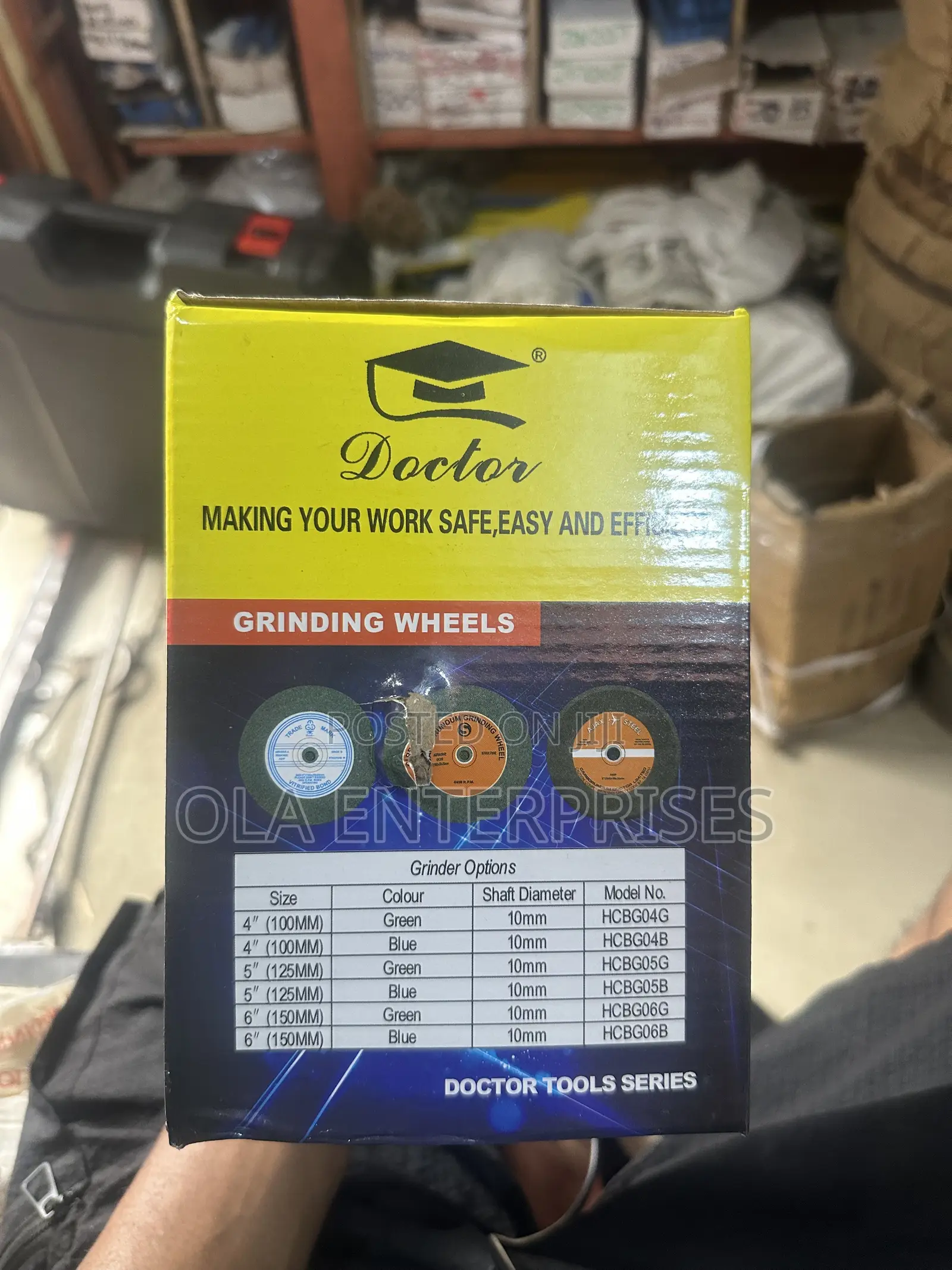 Doctor Tools 6” Hand Crank Grinder