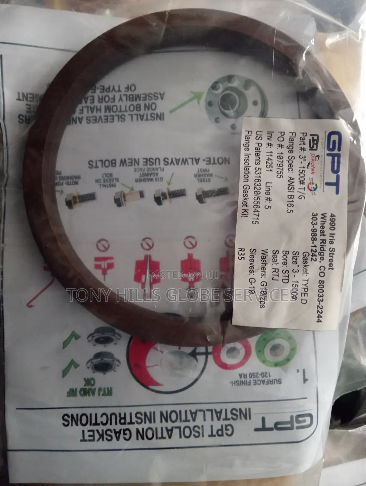 3x1500 Insolation Gasket Kit RTJ