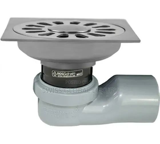 PVC Elbow Floor Drain for Low Installation