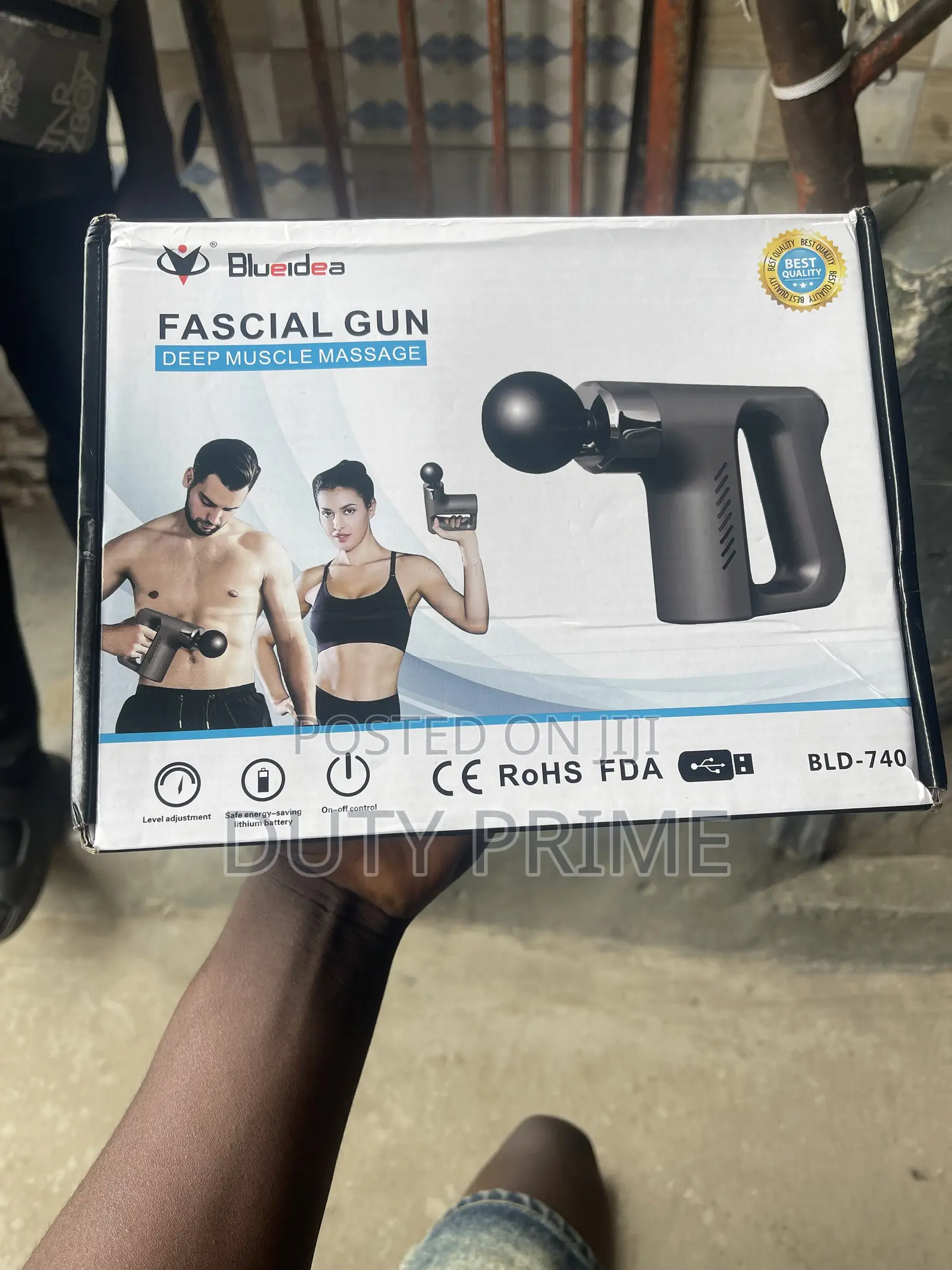 Blueidea BLD-740 Fascial Gun Deep Muscle Massage Gun
