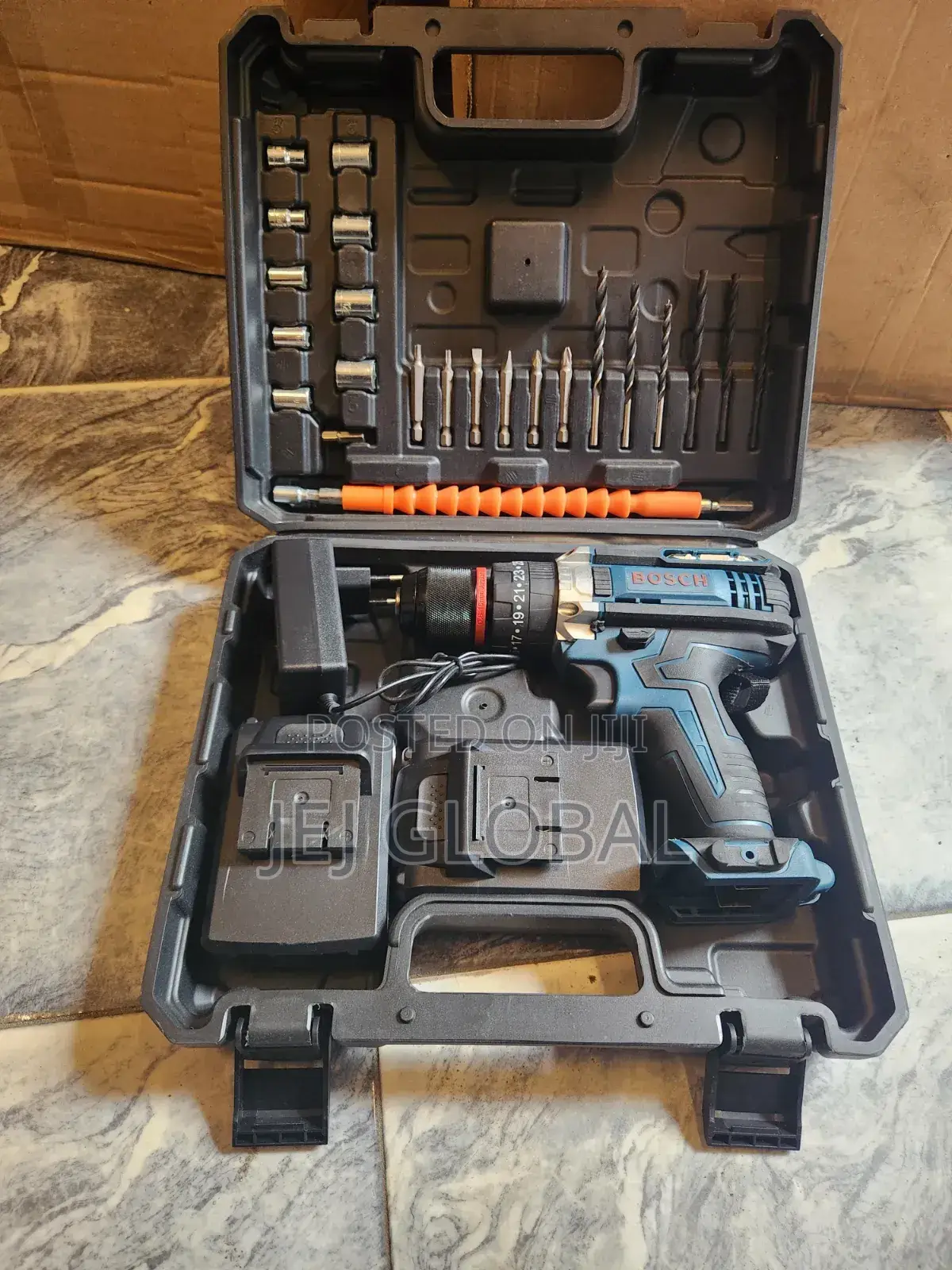Bosch Cordless Driver Drill Set – Complete Kit With 2 Batteries