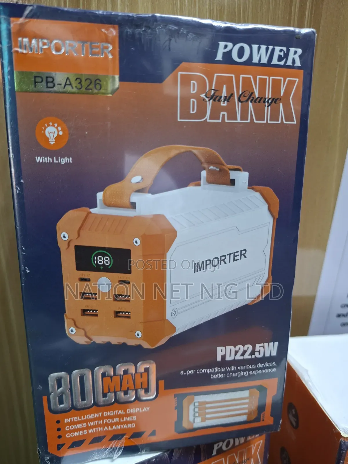 80,000 Pd 22.5w Power Bank