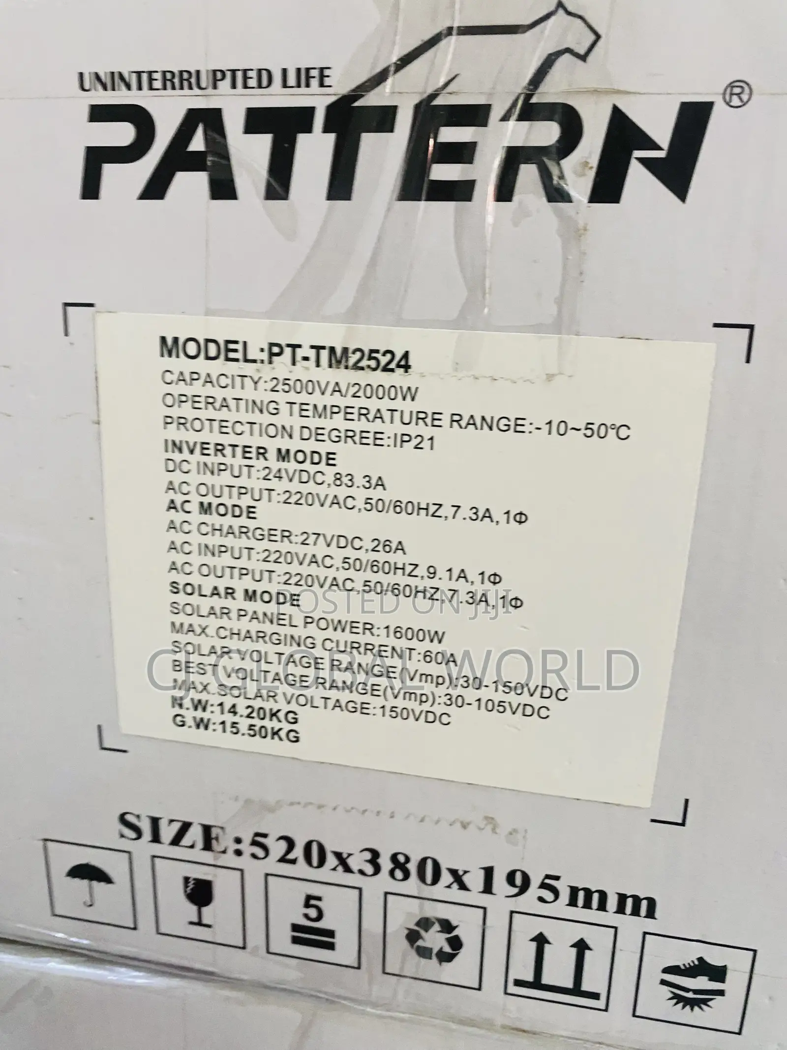 2.5Kva 24V Pattern Inverter