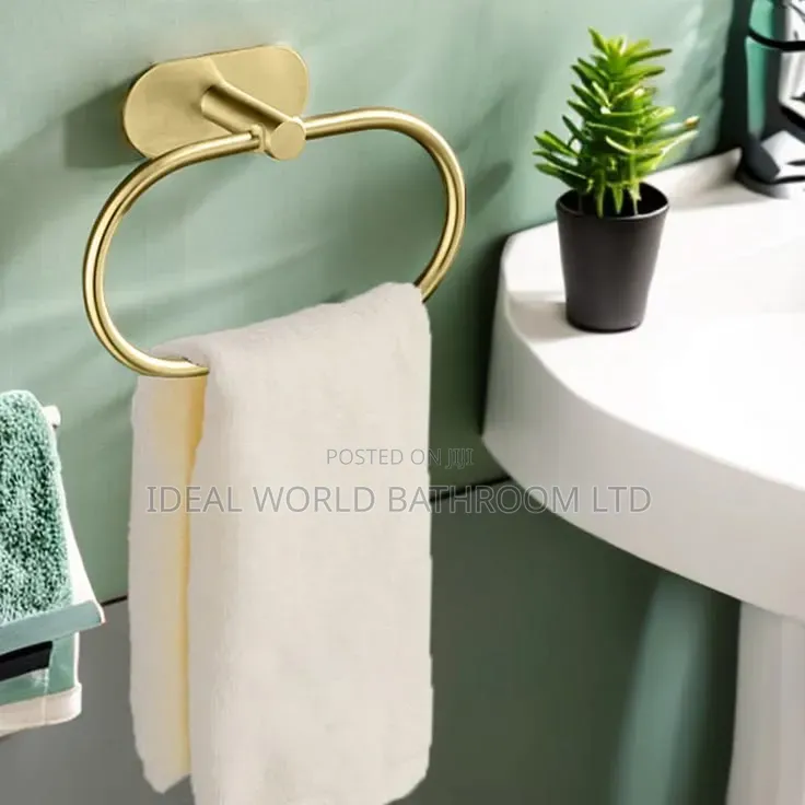 Towel Ring Gold