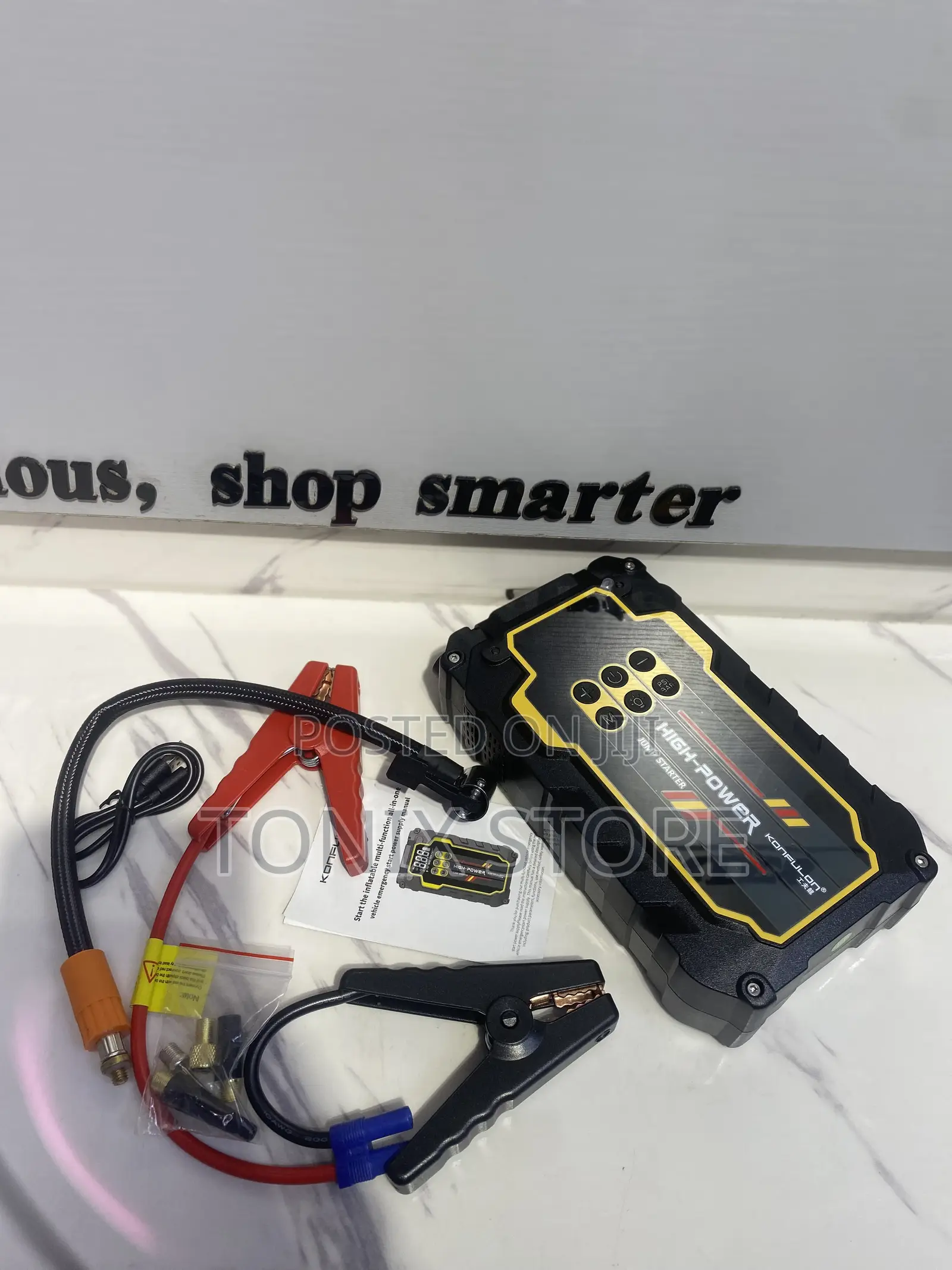 Konfulon Multi-Purpose Jumpstarter and Tyre Pump (Model A16)